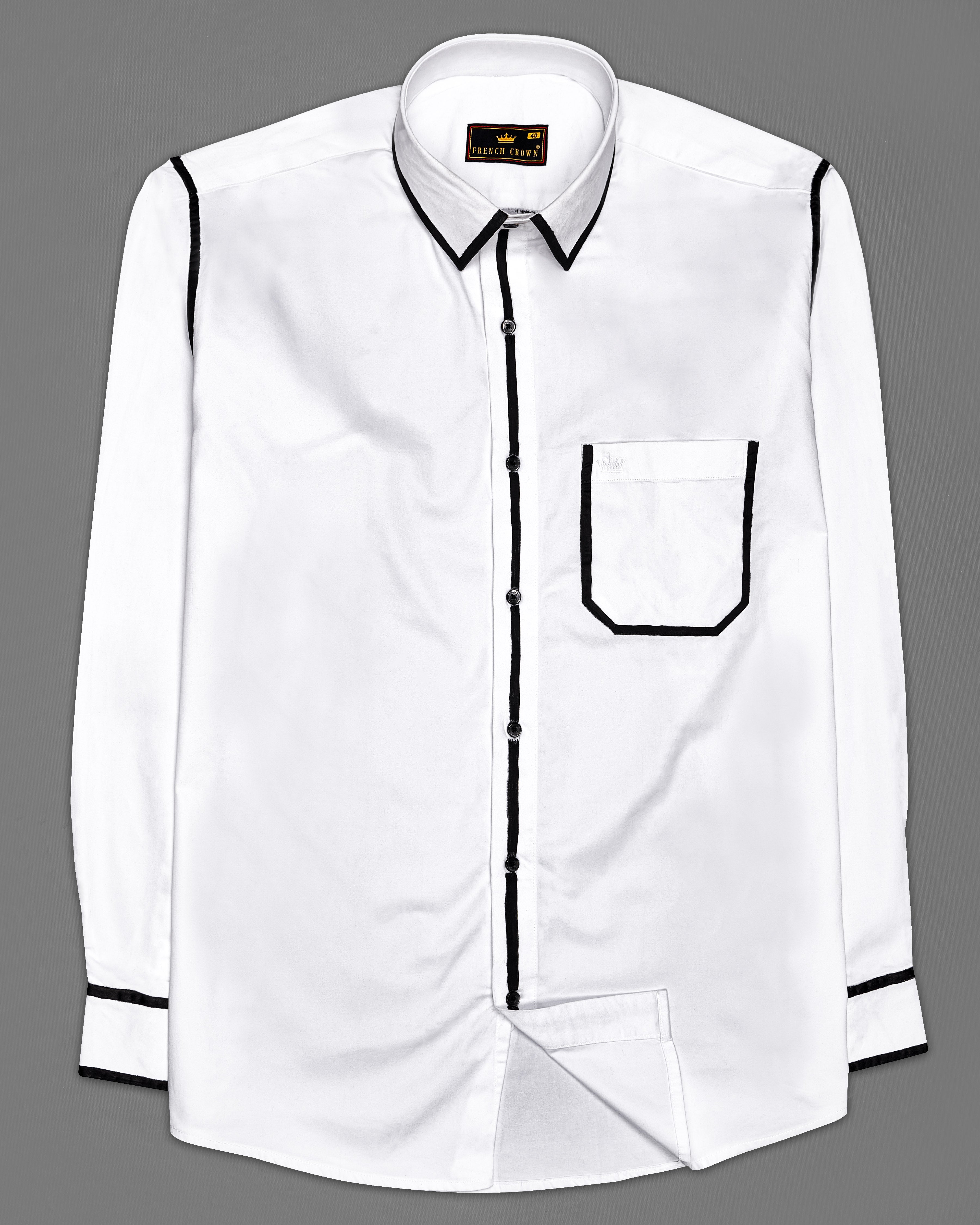 Bright White Subtle Sheen Embellished with Black Hand Painted Lines Super Soft Premium Cotton Designer Shirt 8935-BLK-ART-38,8935-BLK-ART-H-38,8935-BLK-ART-39,8935-BLK-ART-H-39,8935-BLK-ART-40,8935-BLK-ART-H-40,8935-BLK-ART-42,8935-BLK-ART-H-42,8935-BLK-ART-44,8935-BLK-ART-H-44,8935-BLK-ART-46,8935-BLK-ART-H-46,8935-BLK-ART-48,8935-BLK-ART-H-48,8935-BLK-ART-50,8935-BLK-ART-H-50,8935-BLK-ART-52,8935-BLK-ART-H-52