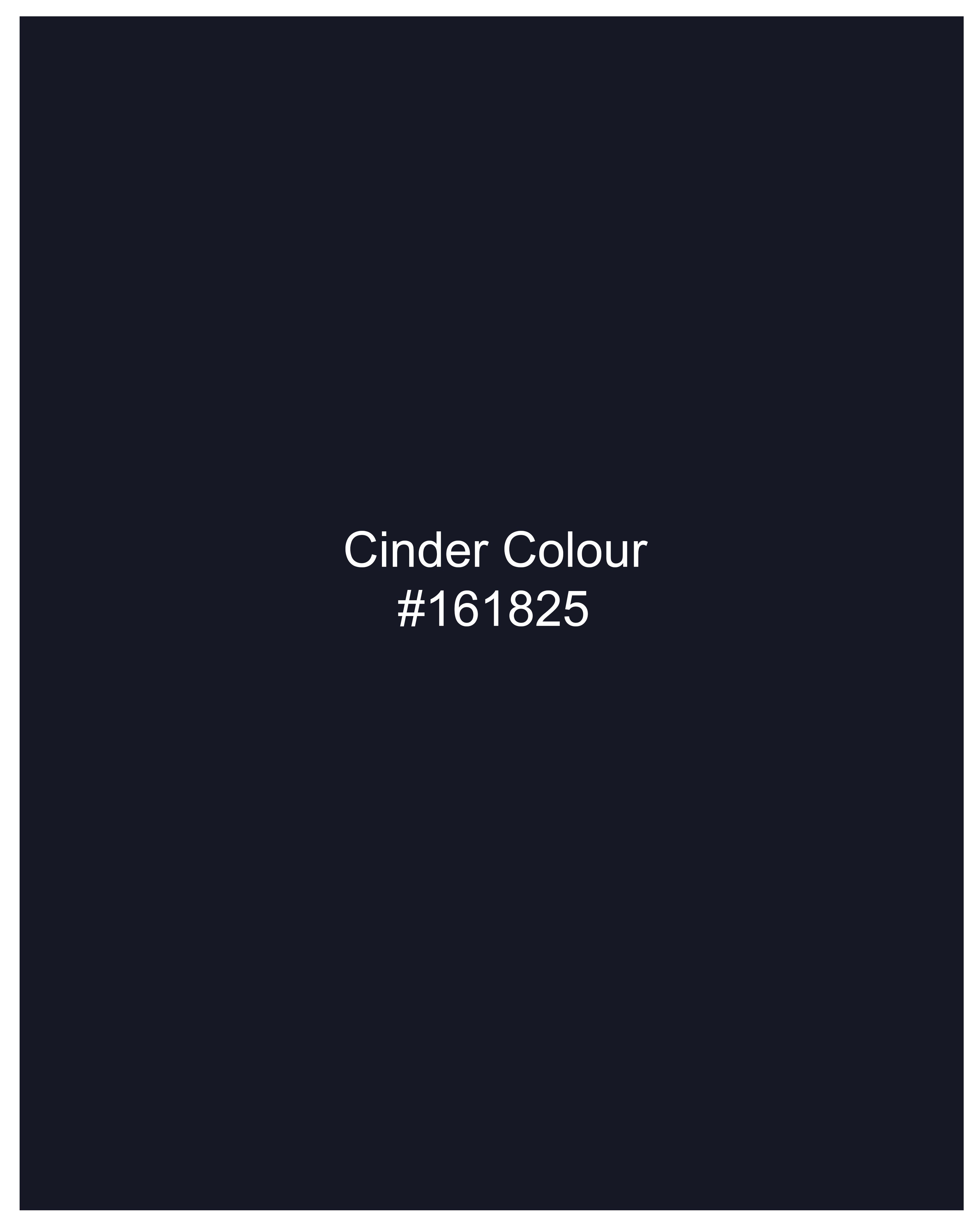 Cinder Navy Blue Royal Oxford Shirt