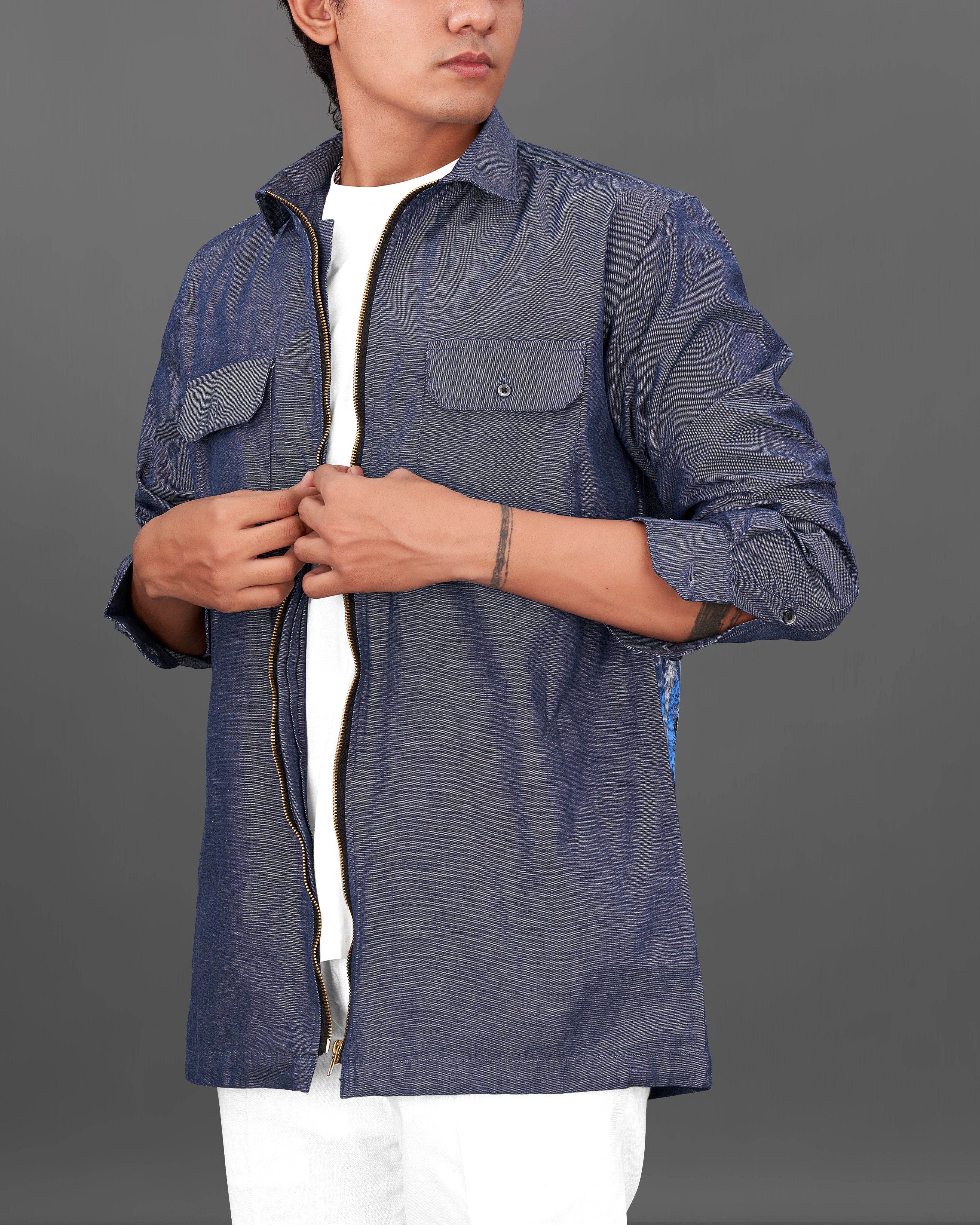 Blue Ladies Stylish Denim Shirt, Size: S-XL at Rs 421/piece in New Delhi |  ID: 13661463988