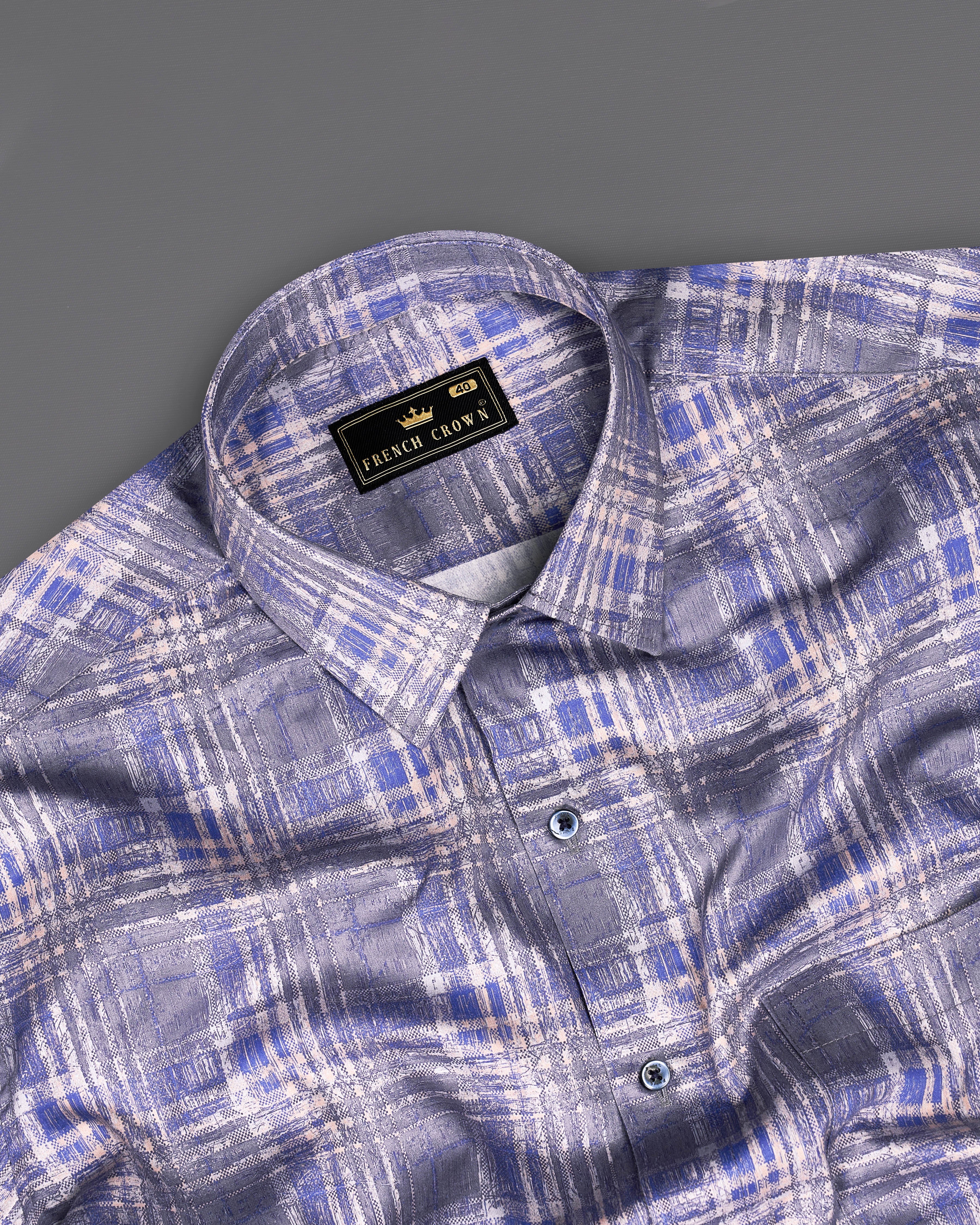 Regent Gray with Scampi Blue Plaid Super Soft Premium Cotton Shirt 9123-BLE-38,9123-BLE-H-38,9123-BLE-39,9123-BLE-H-39,9123-BLE-40,9123-BLE-H-40,9123-BLE-42,9123-BLE-H-42,9123-BLE-44,9123-BLE-H-44,9123-BLE-46,9123-BLE-H-46,9123-BLE-48,9123-BLE-H-48,9123-BLE-50,9123-BLE-H-50,9123-BLE-52,9123-BLE-H-52