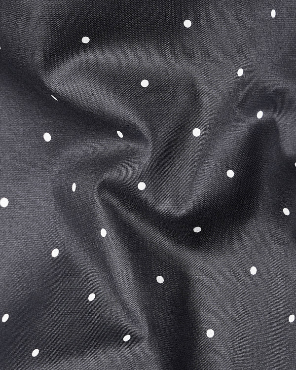 Gunpowder Black Polka Dotted Royal Oxford Shirt 9181-38,9181-H-38,9181-39,9181-H-39,9181-40,9181-H-40,9181-42,9181-H-42,9181-44,9181-H-44,9181-46,9181-H-46,9181-48,9181-H-48,9181-50,9181-H-50,9181-52,9181-H-52