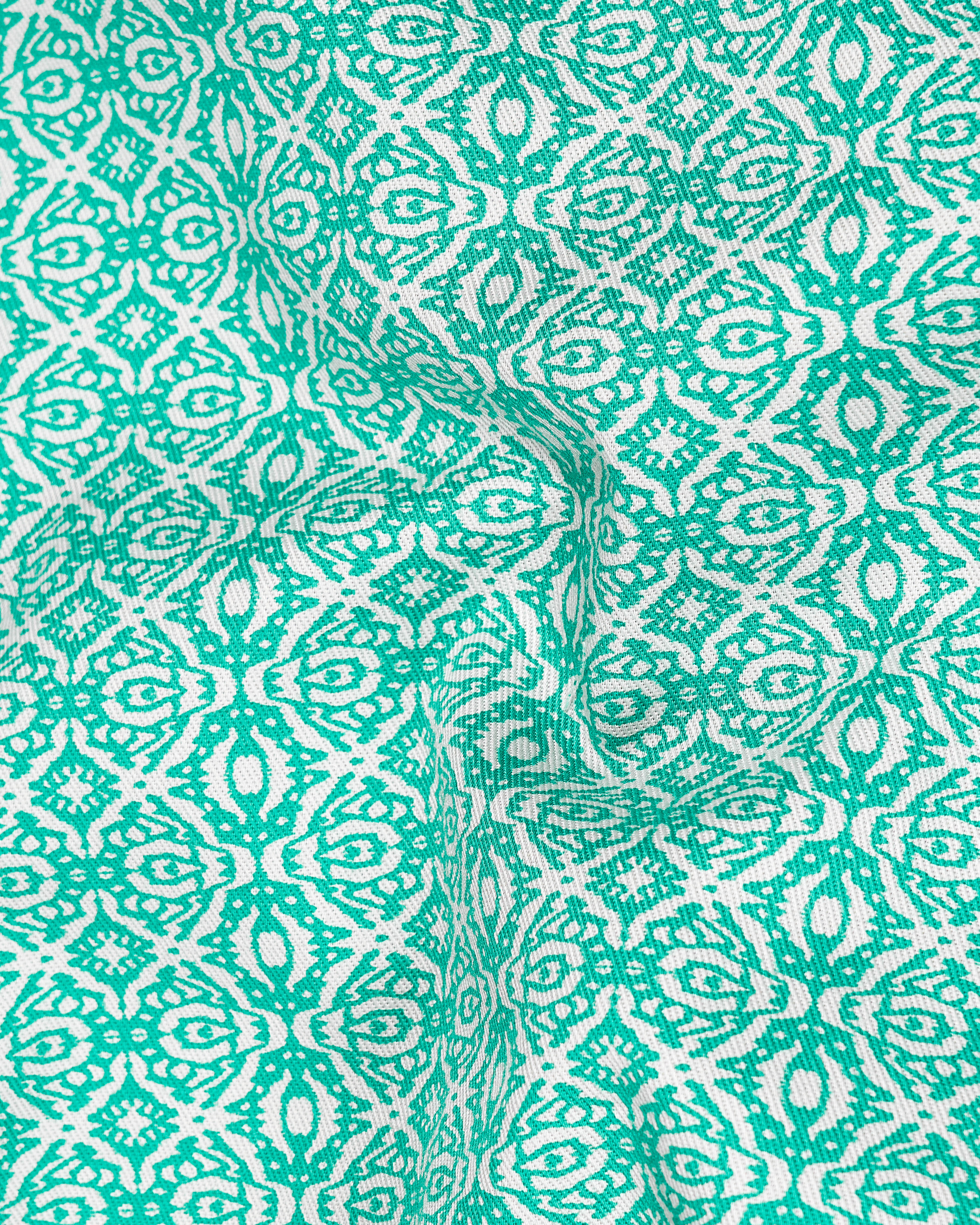 Persian Green Printed Royal Oxford Shirt 9303-38,9303-H-38,9303-39,9303-H-39,9303-40,9303-H-40,9303-42,9303-H-42,9303-44,9303-H-44,9303-46,9303-H-46,9303-48,9303-H-48,9303-50,9303-H-50,9303-52,9303-H-52