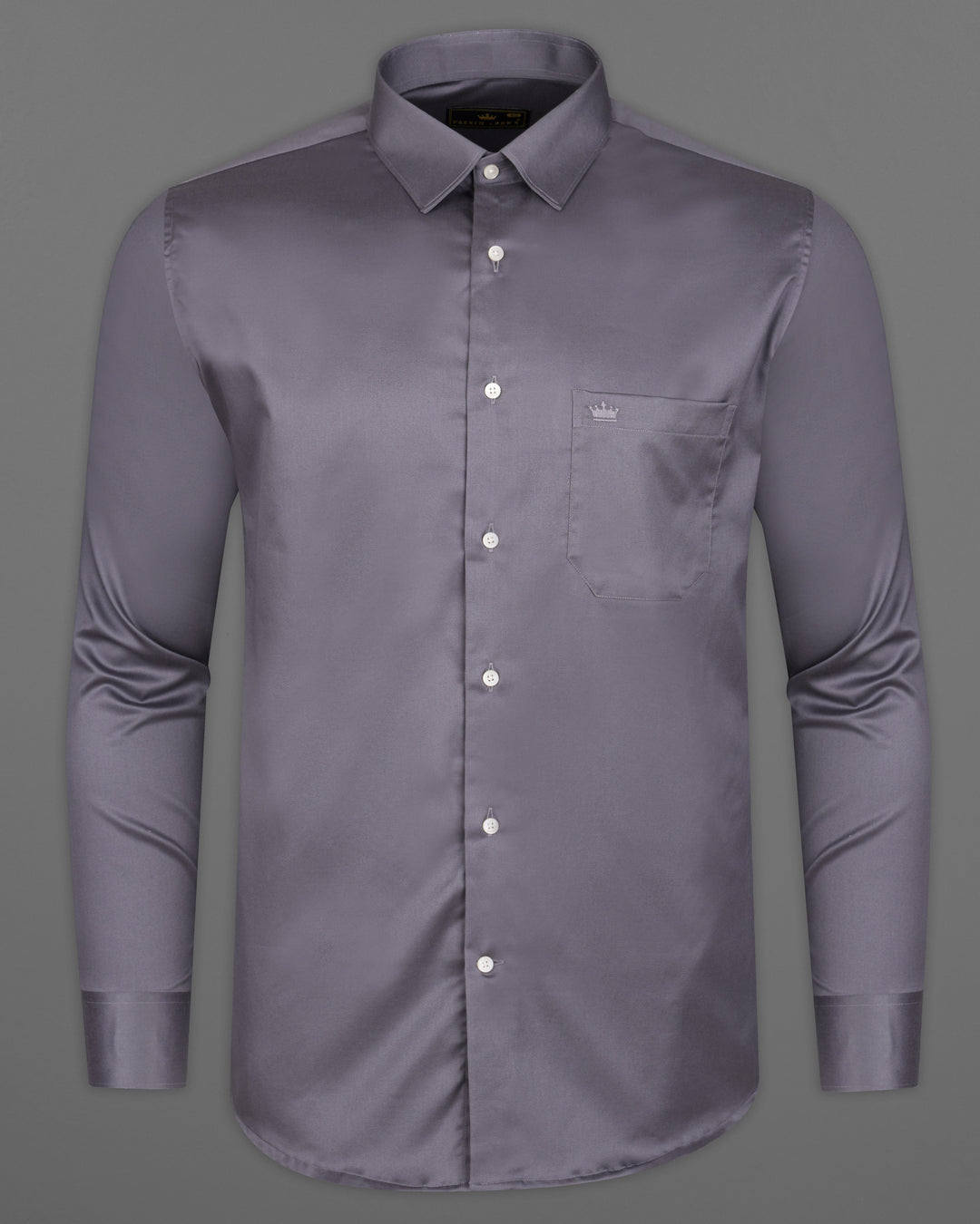 STORM GRAY SUPER SOFT PREMIUM COTTON SHIRT
