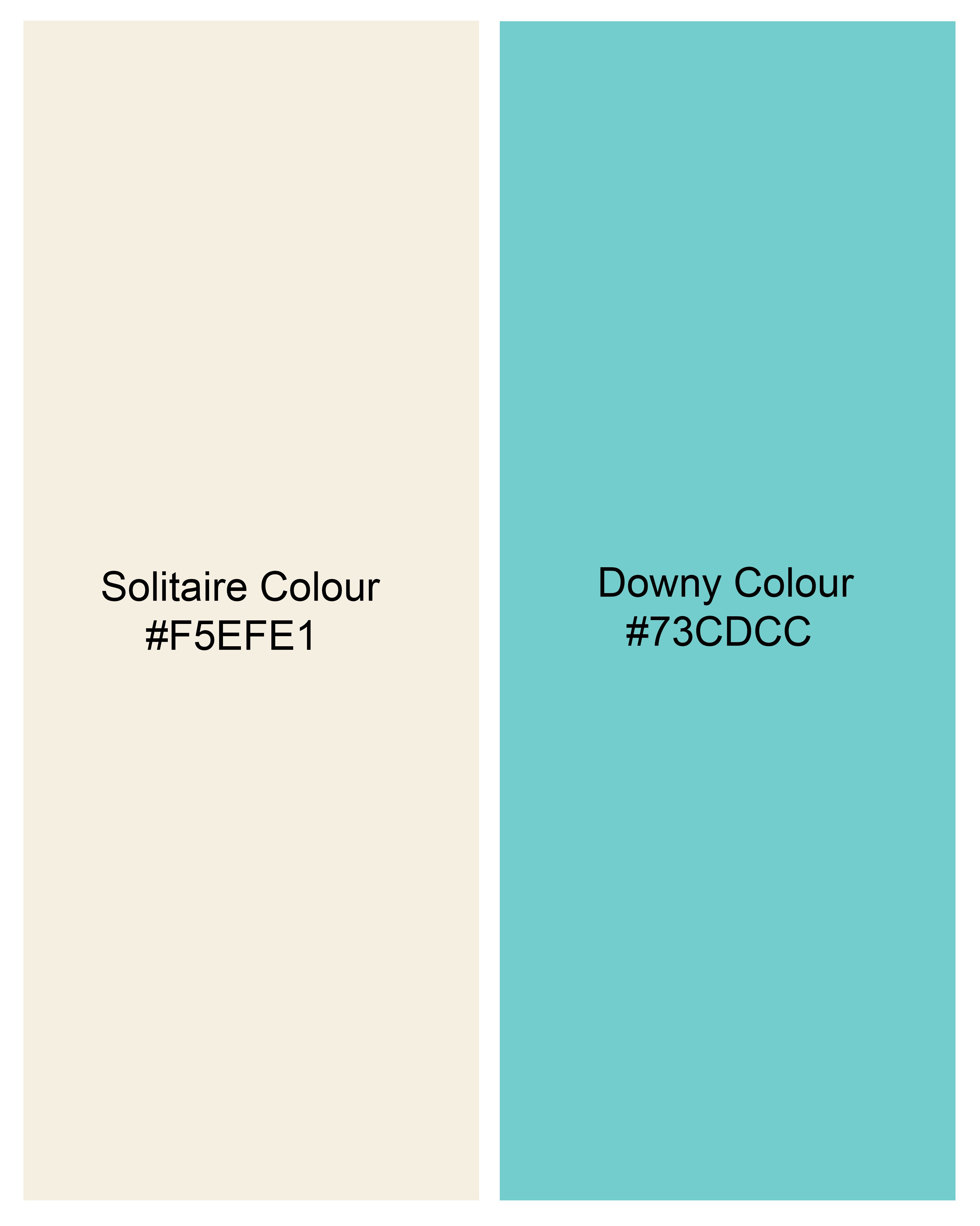 Downy Sea Blue with Solitaire Cream Gingham Twill Checkered 9466-CA-38, 9466-CA-H-38, 9466-CA-39, 9466-CA-H-39, 9466-CA-40, 9466-CA-H-40, 9466-CA-42, 9466-CA-H-42, 9466-CA-44, 9466-CA-H-44, 9466-CA-46, 9466-CA-H-46, 9466-CA-48, 9466-CA-H-48, 9466-CA-50, 9466-CA-H-50, 9466-CA-52, 9466-CA-H-52