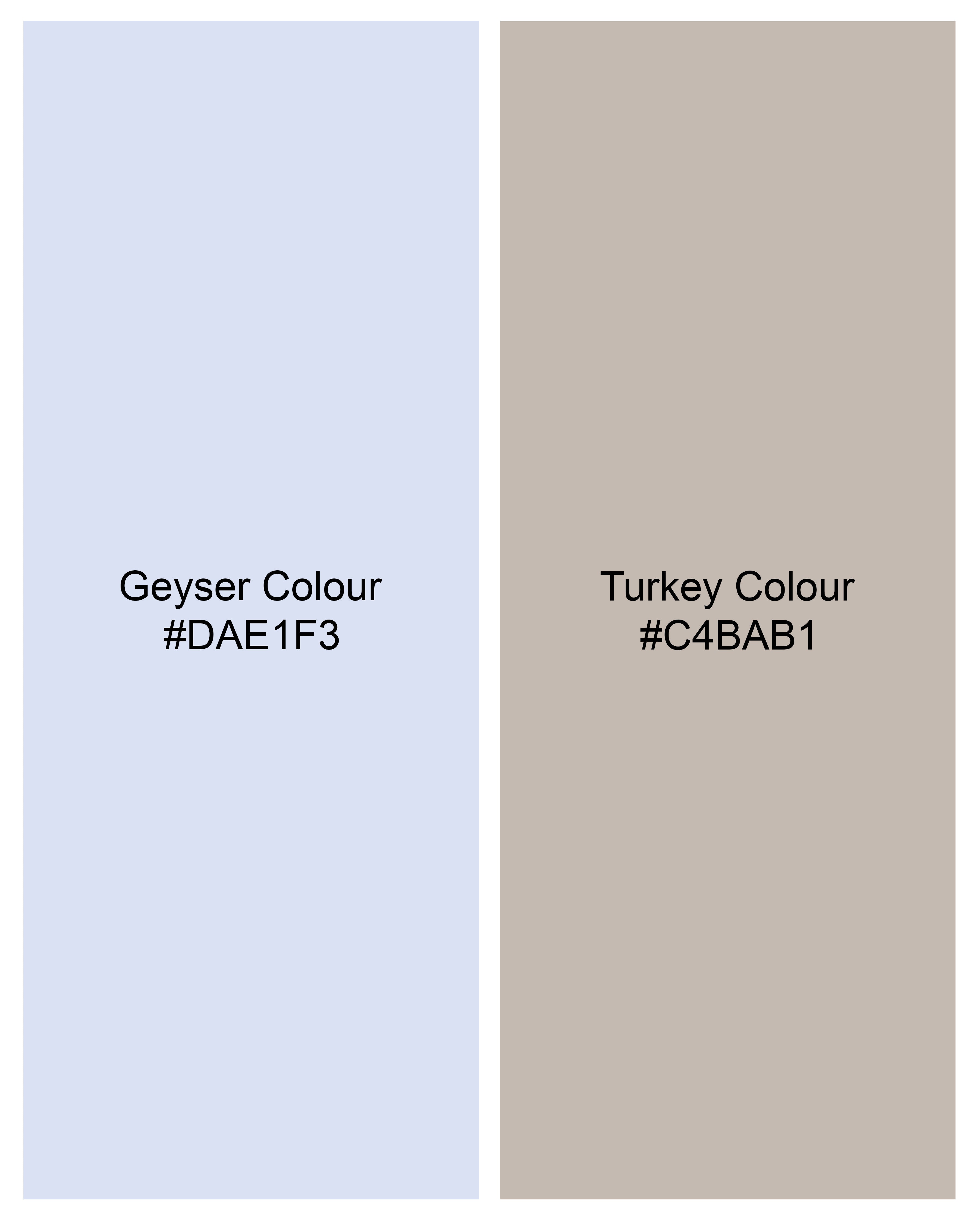 Geyser Blue with Turkey Brown Windowpane Premium Cotton Shirt 9513-38, 9513-H-38, 9513-39, 9513-H-39, 9513-40, 9513-H-40, 9513-42, 9513-H-42, 9513-44, 9513-H-44, 9513-46, 9513-H-46, 9513-48, 9513-H-48, 9513-50, 9513-H-50, 9513-52, 9513-H-52