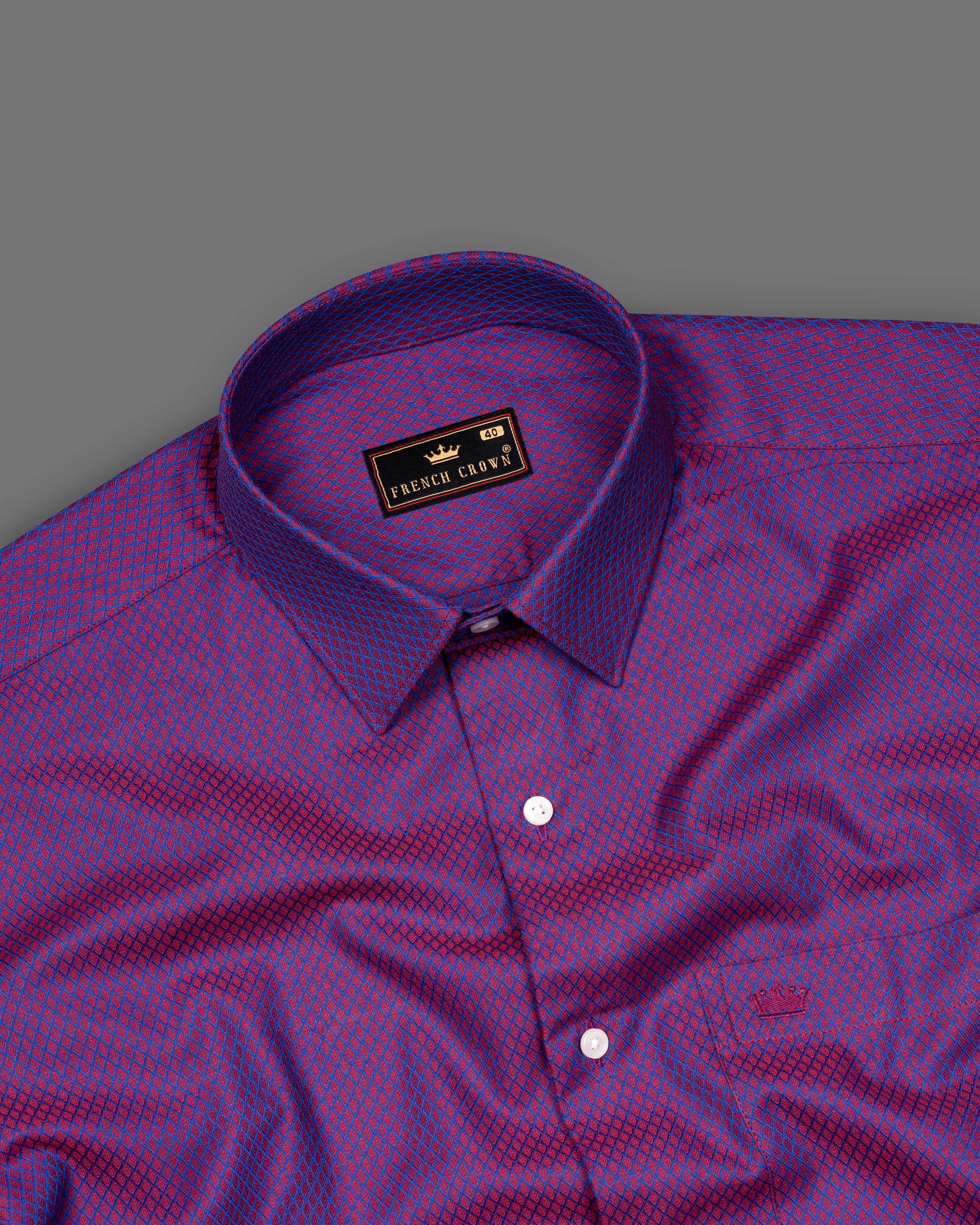 Night Shadz and Mariner Purple Two-Tone Jacquard Textured Premium Giza Cotton Shirt 9514-38, 9514-H-38, 9514-39, 9514-H-39, 9514-40, 9514-H-40, 9514-42, 9514-H-42, 9514-44, 9514-H-44, 9514-46, 9514-H-46, 9514-48, 9514-H-48, 9514-50, 9514-H-50, 9514-52, 9514-H-52