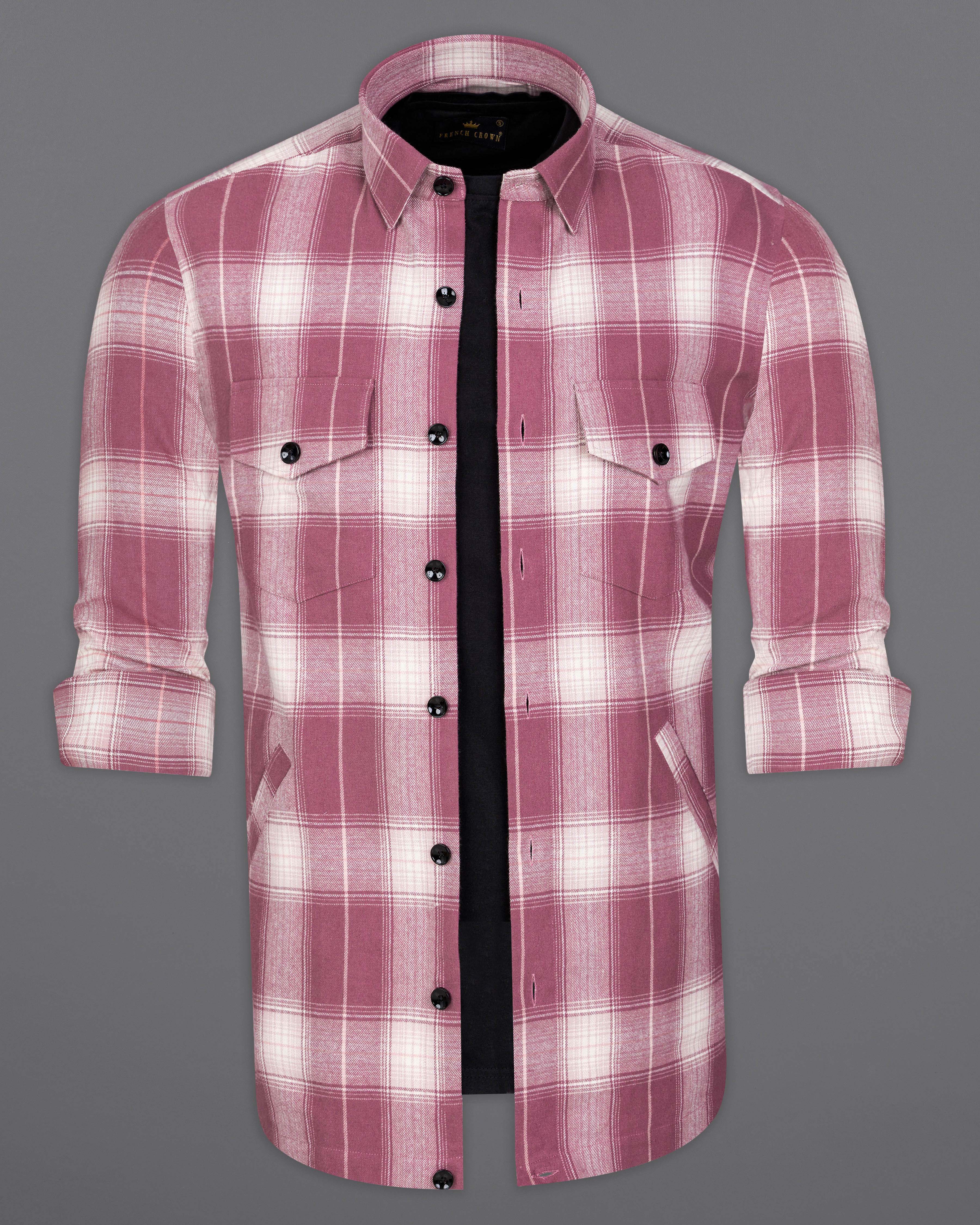 Taupe Pink and Gainsboro Cream Plaid Flannel Overshirt 9545-OS-FP-P301-38, 9545-OS-FP-P301-H-38, 9545-OS-FP-P301-39, 9545-OS-FP-P301-H-39, 9545-OS-FP-P301-40, 9545-OS-FP-P301-H-40, 9545-OS-FP-P301-42, 9545-OS-FP-P301-H-42, 9545-OS-FP-P301-44, 9545-OS-FP-P301-H-44, 9545-OS-FP-P301-46, 9545-OS-FP-P301-H-46, 9545-OS-FP-P301-48, 9545-OS-FP-P301-H-48, 9545-OS-FP-P301-50, 9545-OS-FP-P301-H-50, 9545-OS-FP-P301-52, 9545-OS-FP-P301-H-52
