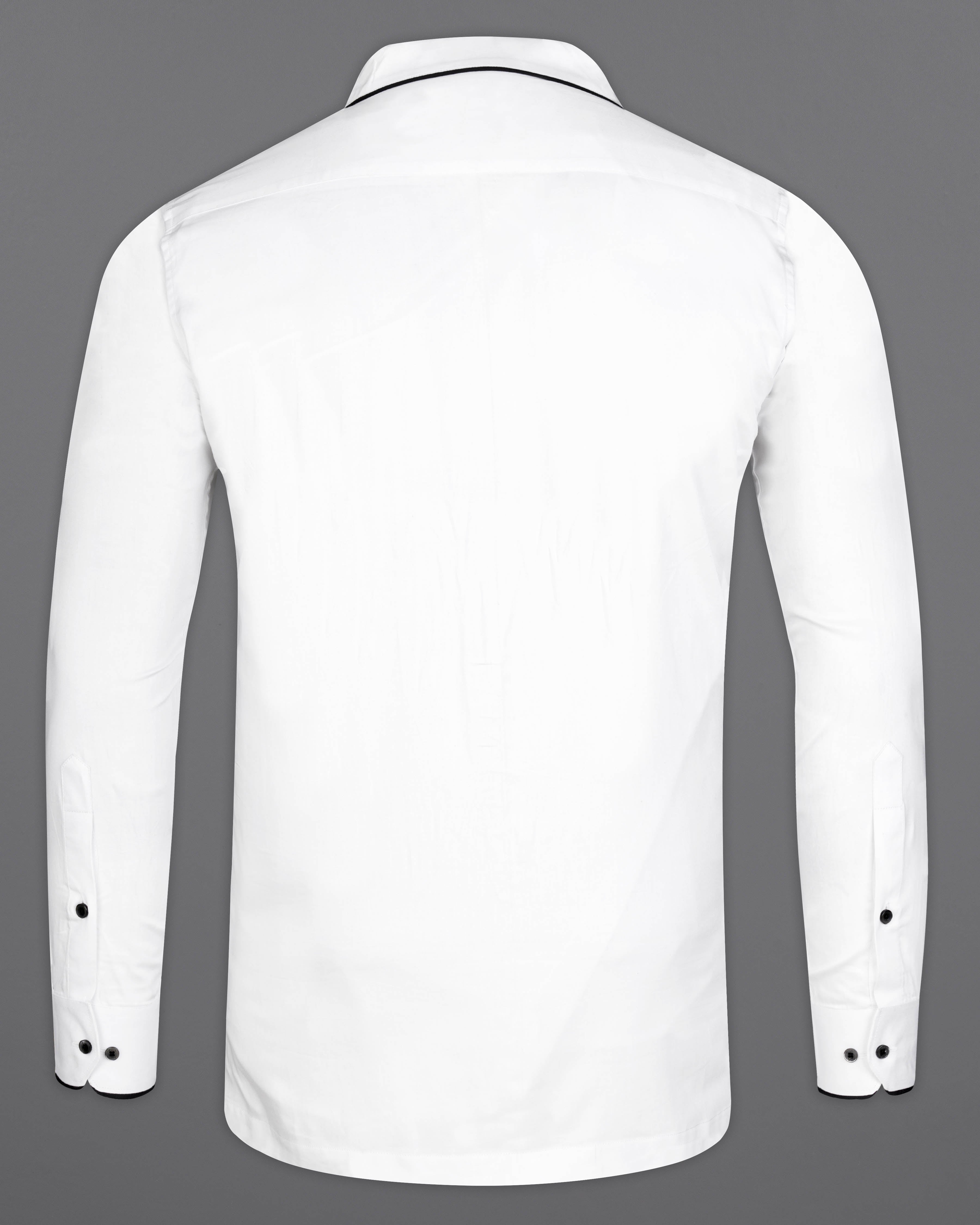 Bright White with Black Piping Work Super Soft Premium Cotton Designer Shirt 9551-CC-BLK-P485-38,9551-CC-BLK-P485-H-38,9551-CC-BLK-P485-39,9551-CC-BLK-P485-H-39,9551-CC-BLK-P485-40,9551-CC-BLK-P485-H-40,9551-CC-BLK-P485-42,9551-CC-BLK-P485-H-42,9551-CC-BLK-P485-44,9551-CC-BLK-P485-H-44,9551-CC-BLK-P485-46,9551-CC-BLK-P485-H-46,9551-CC-BLK-P485-48,9551-CC-BLK-P485-H-48,9551-CC-BLK-P485-50,9551-CC-BLK-P485-H-50,9551-CC-BLK-P485-52,9551-CC-BLK-P485-H-52