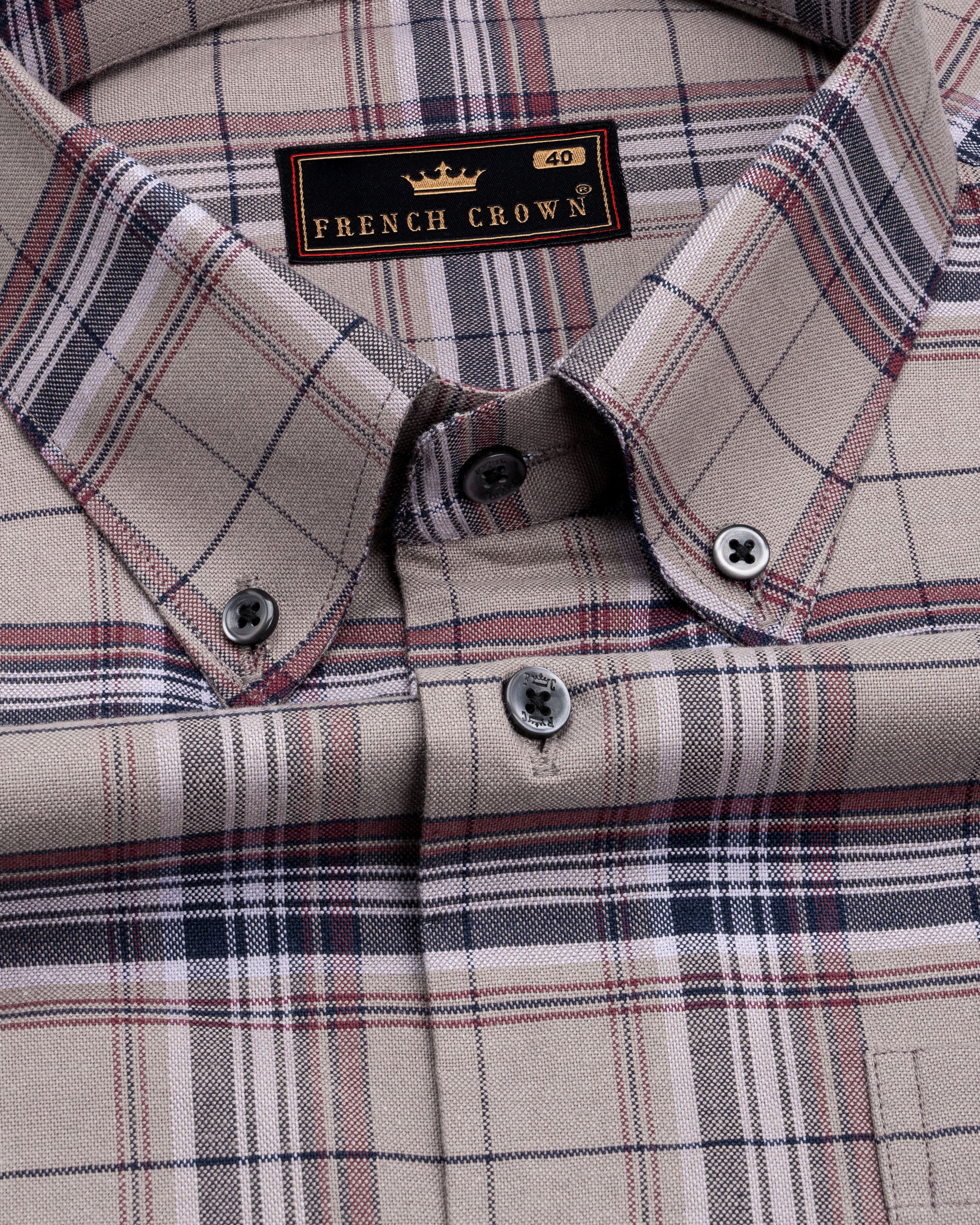 Martini Brown with Mauve Maroon and Mirage Blue Plaid Royal Oxford Shirt 9568-BD-BLK-38, 9568-BD-BLK-H-38, 9568-BD-BLK-39, 9568-BD-BLK-H-39, 9568-BD-BLK-40, 9568-BD-BLK-H-40, 9568-BD-BLK-42, 9568-BD-BLK-H-42, 9568-BD-BLK-44, 9568-BD-BLK-H-44, 9568-BD-BLK-46, 9568-BD-BLK-H-46, 9568-BD-BLK-48, 9568-BD-BLK-H-48, 9568-BD-BLK-50, 9568-BD-BLK-H-50, 9568-BD-BLK-52, 9568-BD-BLK-H-52