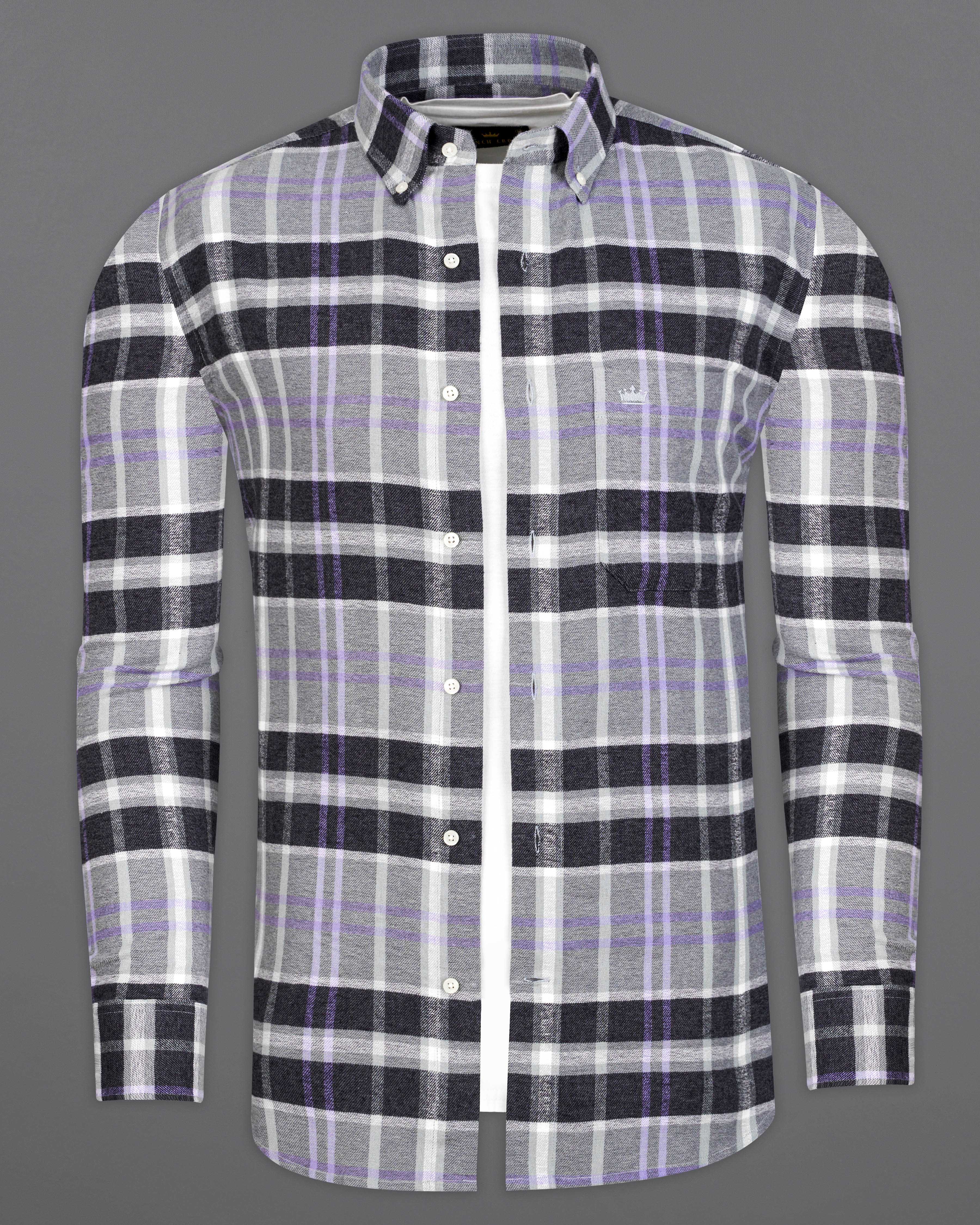 Thunder Black with Spring Gray Checkered Flannel OverShirt 9604-BD-OS-38,9604-BD-OS-H-38,9604-BD-OS-39,9604-BD-OS-H-39,9604-BD-OS-40,9604-BD-OS-H-40,9604-BD-OS-42,9604-BD-OS-H-42,9604-BD-OS-44,9604-BD-OS-H-44,9604-BD-OS-46,9604-BD-OS-H-46,9604-BD-OS-48,9604-BD-OS-H-48,9604-BD-OS-50,9604-BD-OS-H-50,9604-BD-OS-52,9604-BD-OS-H-52