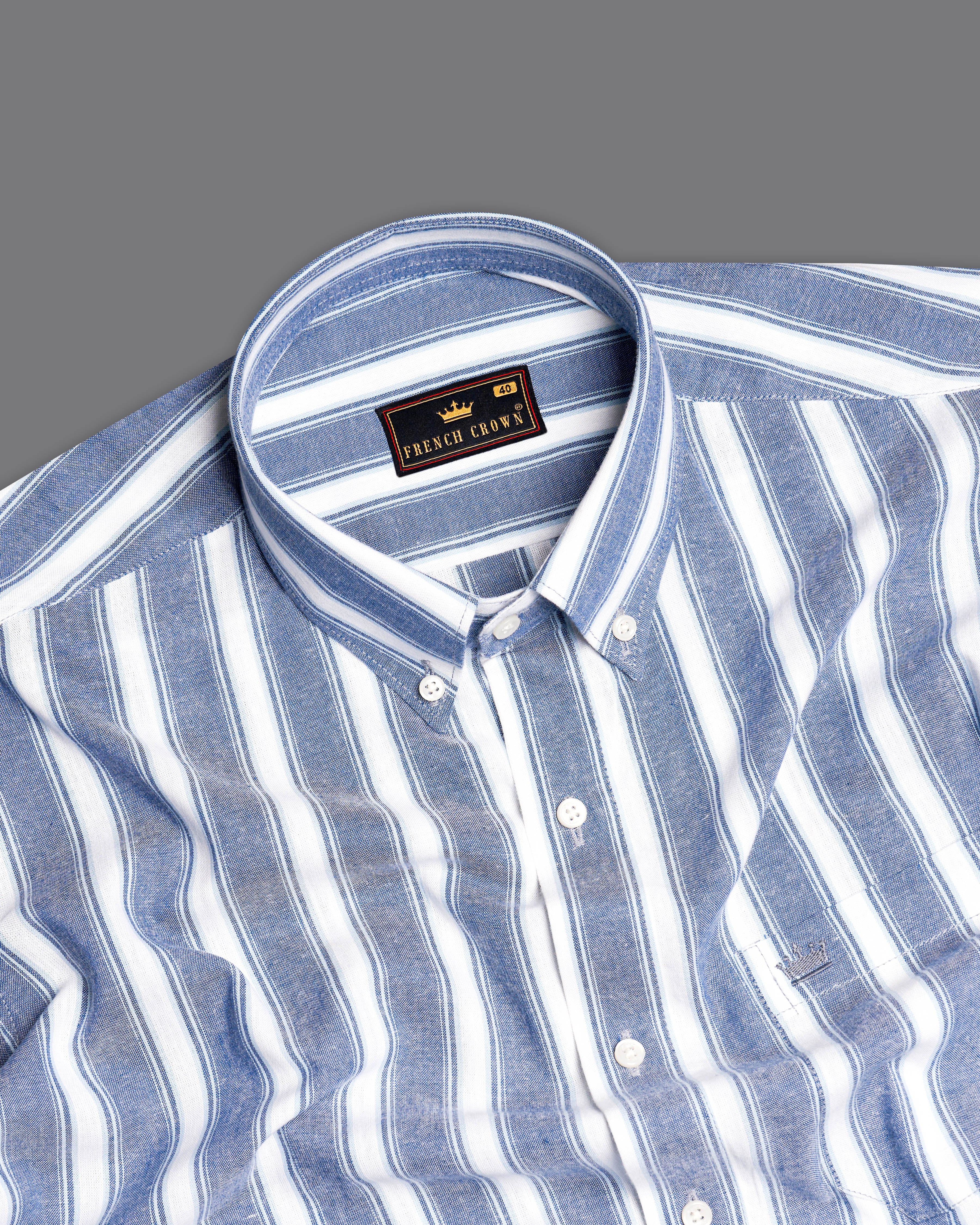 Regent Blue and White Striped Royal Oxford Shirt 9647-BD-38,9647-BD-H-38,9647-BD-39,9647-BD-H-39,9647-BD-40,9647-BD-H-40,9647-BD-42,9647-BD-H-42,9647-BD-44,9647-BD-H-44,9647-BD-46,9647-BD-H-46,9647-BD-48,9647-BD-H-48,9647-BD-50,9647-BD-H-50,9647-BD-52,9647-BD-H-52
