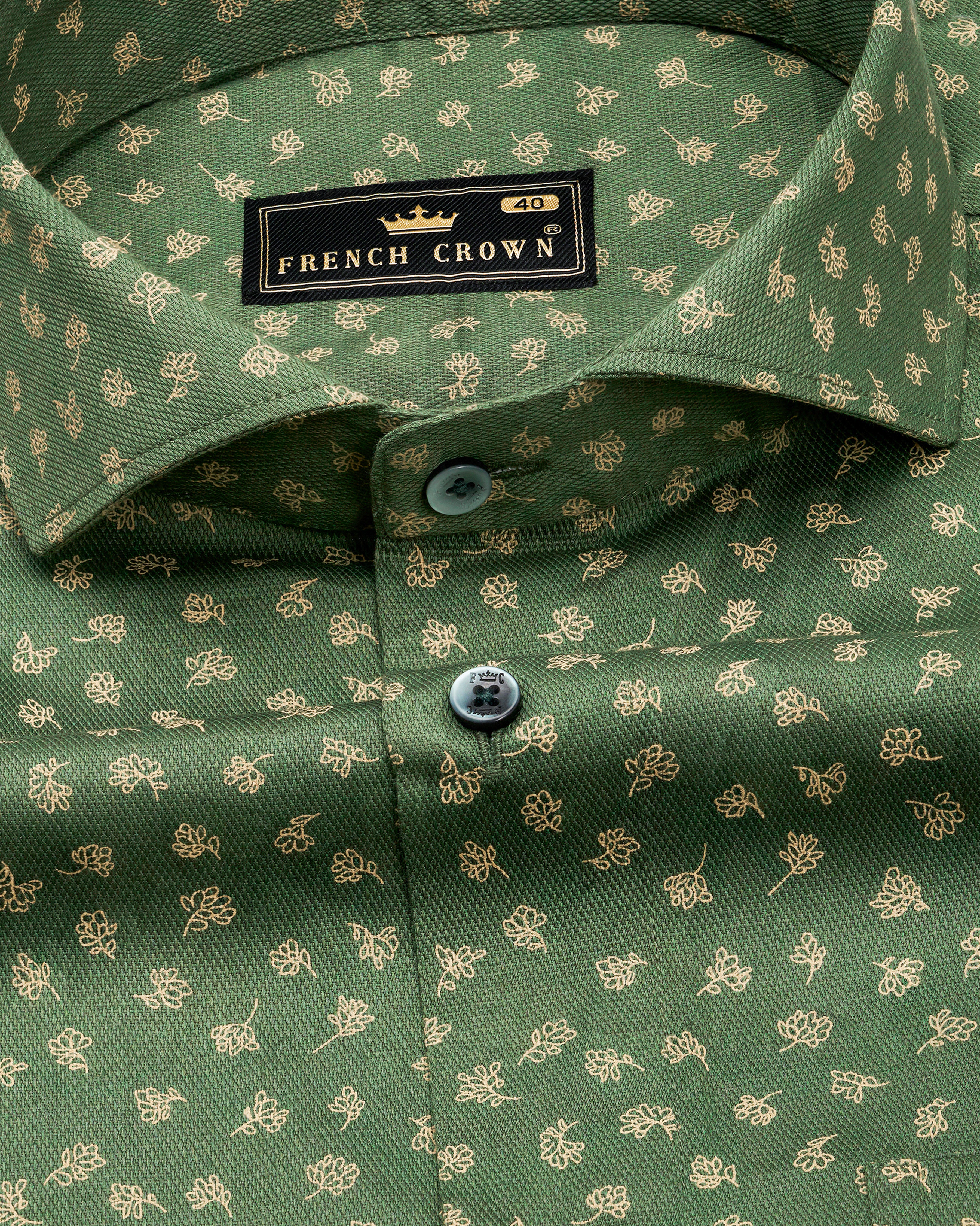 Cactus Green with Brandy Brown Dobby Textured Premium Giza Cotton Shirt 9664-CA-GR-38,9664-CA-GR-H-38,9664-CA-GR-39,9664-CA-GR-H-39,9664-CA-GR-40,9664-CA-GR-H-40,9664-CA-GR-42,9664-CA-GR-H-42,9664-CA-GR-44,9664-CA-GR-H-44,9664-CA-GR-46,9664-CA-GR-H-46,9664-CA-GR-48,9664-CA-GR-H-48,9664-CA-GR-50,9664-CA-GR-H-50,9664-CA-GR-52,9664-CA-GR-H-52