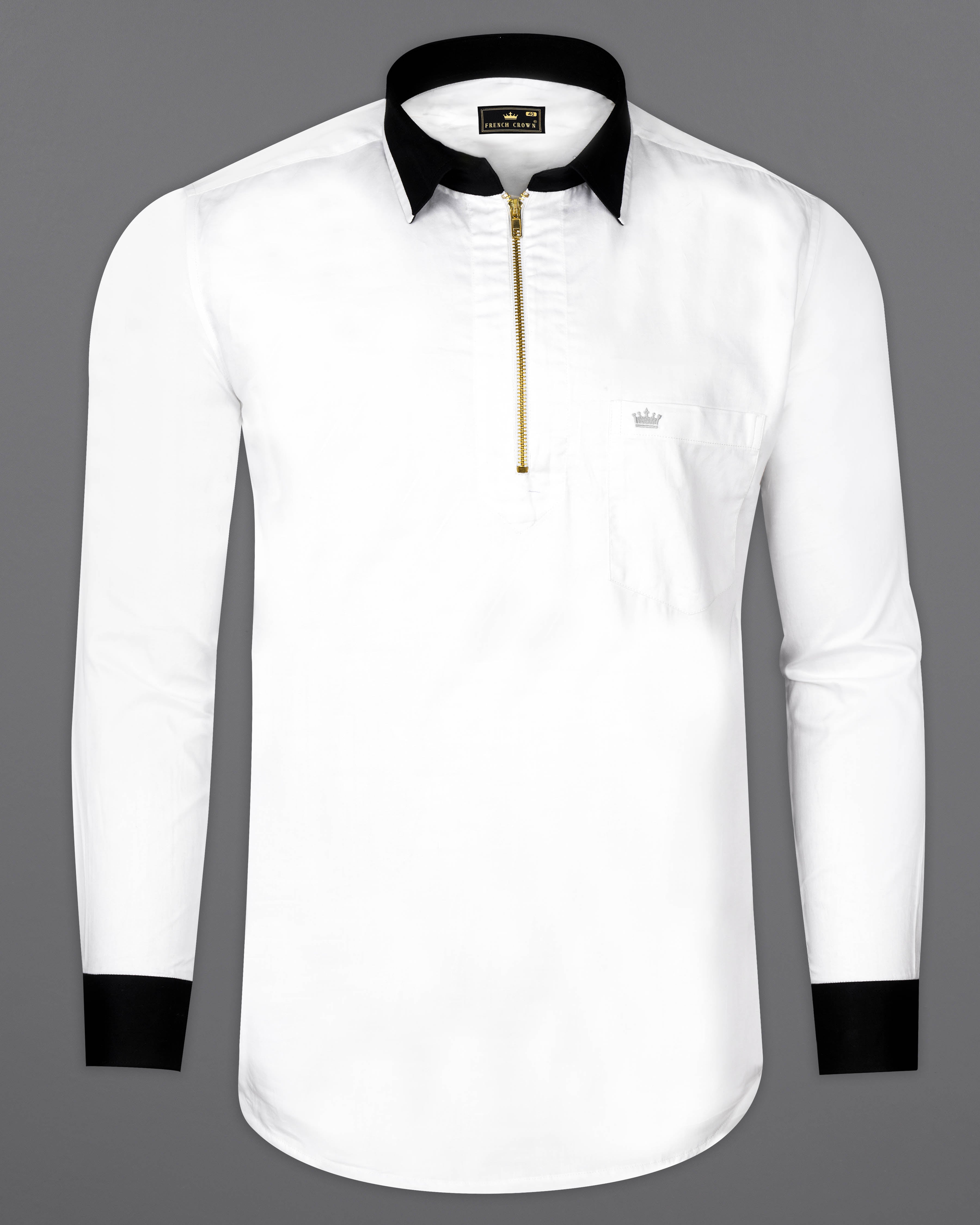 Bright White Super Soft Premium Cotton Designer Shirt with Black Collar and Cuffs 9730-BCC-ZP-P76-38,9730-BCC-ZP-P76-H-38,9730-BCC-ZP-P76-39,9730-BCC-ZP-P76-H-39,9730-BCC-ZP-P76-40,9730-BCC-ZP-P76-H-40,9730-BCC-ZP-P76-42,9730-BCC-ZP-P76-H-42,9730-BCC-ZP-P76-44,9730-BCC-ZP-P76-H-44,9730-BCC-ZP-P76-46,9730-BCC-ZP-P76-H-46,9730-BCC-ZP-P76-48,9730-BCC-ZP-P76-H-48,9730-BCC-ZP-P76-50,9730-BCC-ZP-P76-H-50,9730-BCC-ZP-P76-52,9730-BCC-ZP-P76-H-52