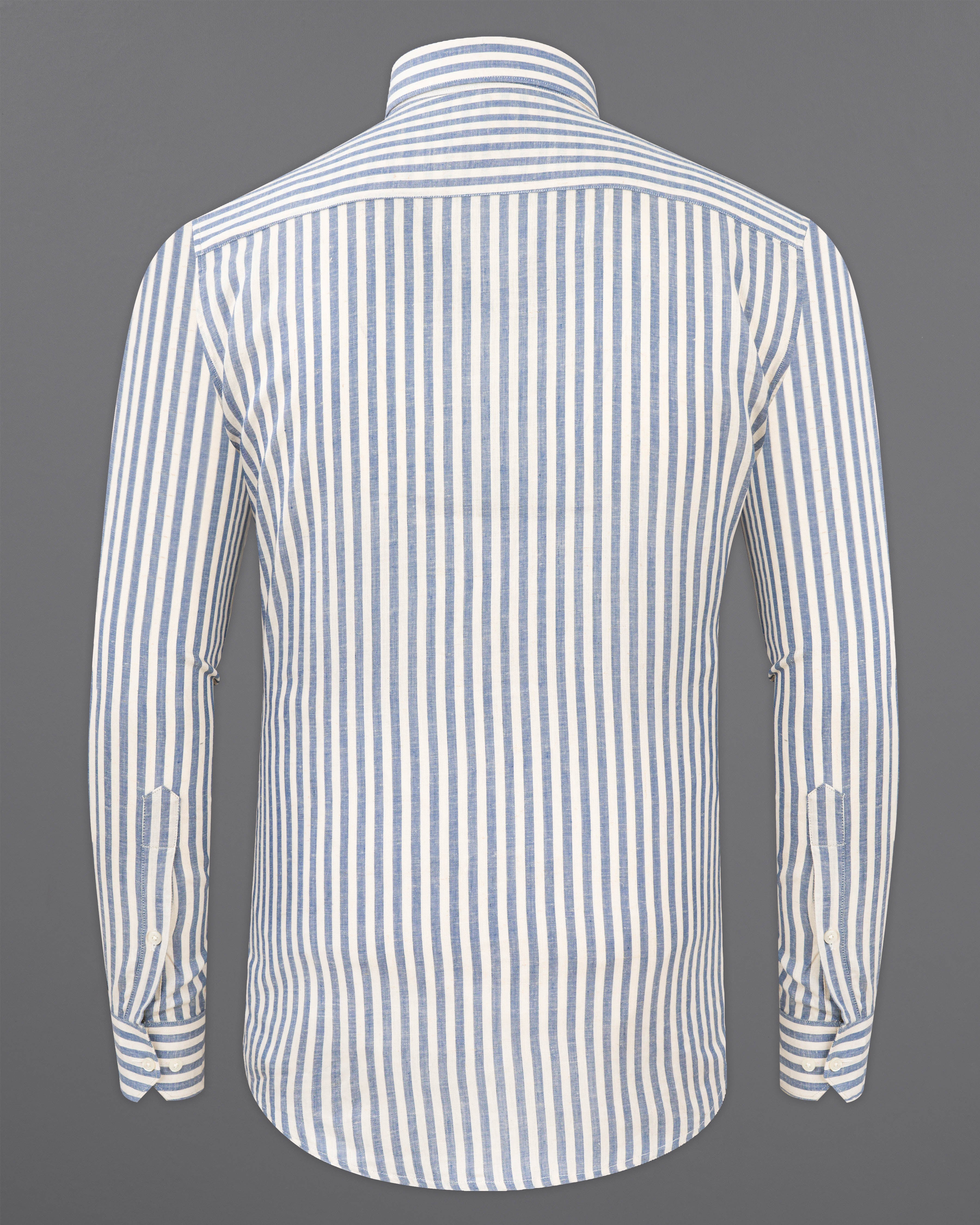 Heather Blue and Off White Striped Luxurious Linen Shirt 9768-CA-38, 9768-CA-H-38, 9768-CA-39, 9768-CA-H-39, 9768-CA-40, 9768-CA-H-40, 9768-CA-42, 9768-CA-H-42, 9768-CA-44, 9768-CA-H-44, 9768-CA-46, 9768-CA-H-46, 9768-CA-48, 9768-CA-H-48, 9768-CA-50, 9768-CA-H-50, 9768-CA-52, 9768-CA-H-52