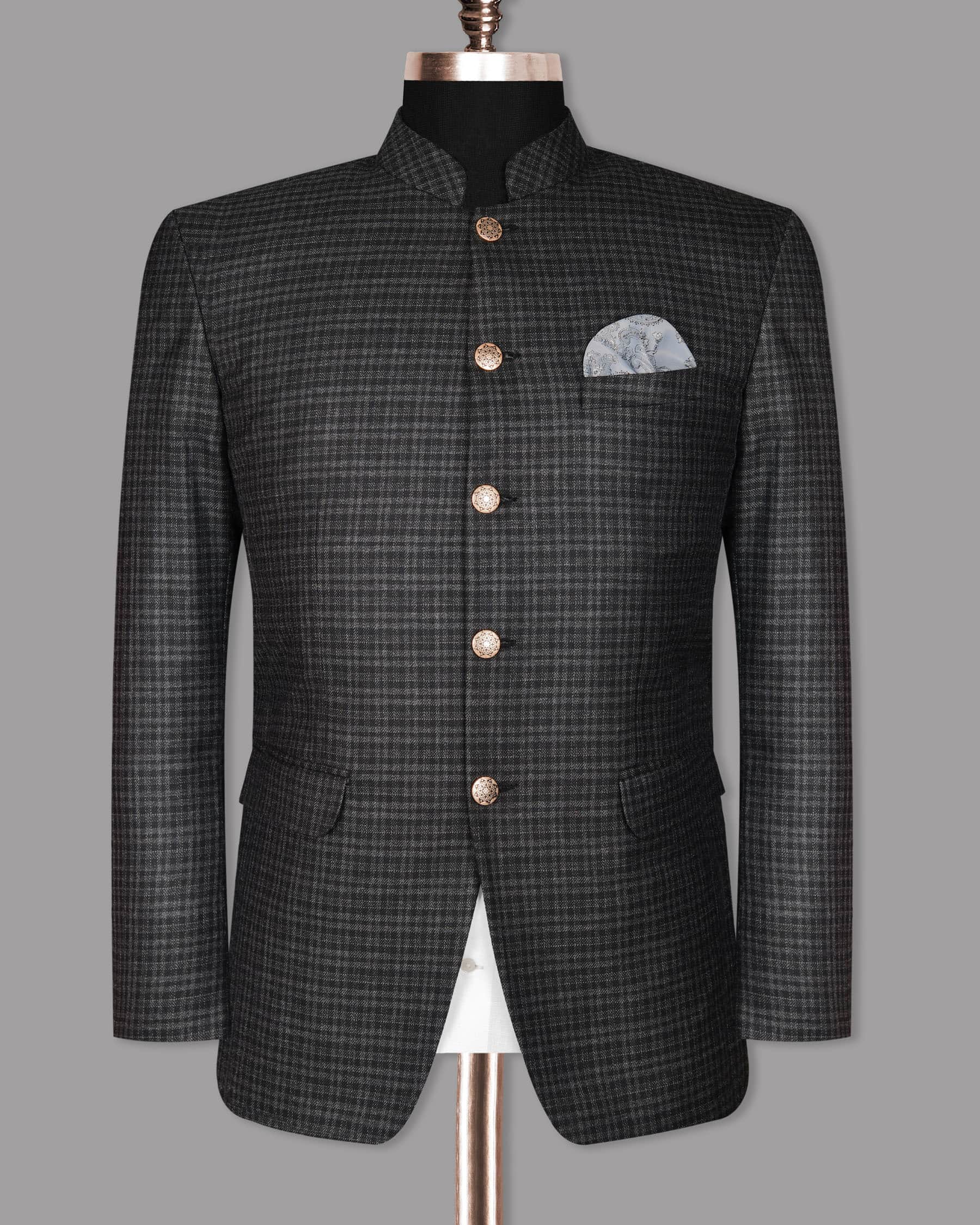 Jodhpuri on sale blazer black