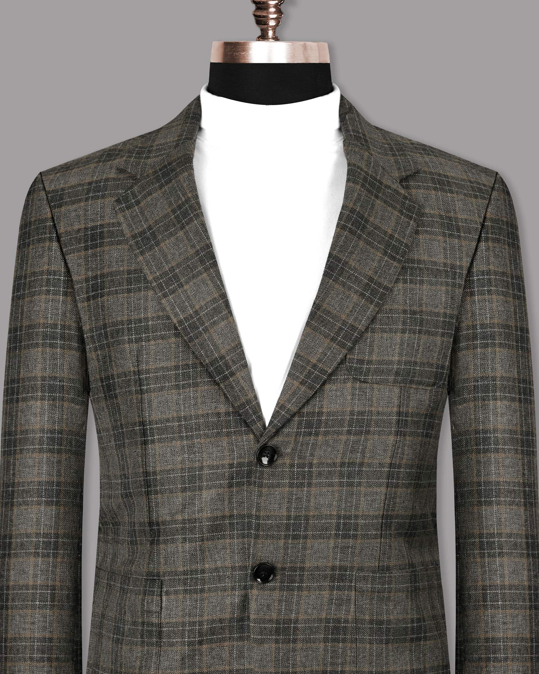 Soya Bean with Dune Brown Plaid Wool Rich Sports Blazer BL1120-SB-PP-36, BL1120-SB-PP-38, BL1120-SB-PP-40, BL1120-SB-PP-44, BL1120-SB-PP-46, BL1120-SB-PP-50, BL1120-SB-PP-52, BL1120-SB-PP-54, BL1120-SB-PP-58, BL1120-SB-PP-60, BL1120-SB-PP-56, BL1120-SB-PP-42, BL1120-SB-PP-48