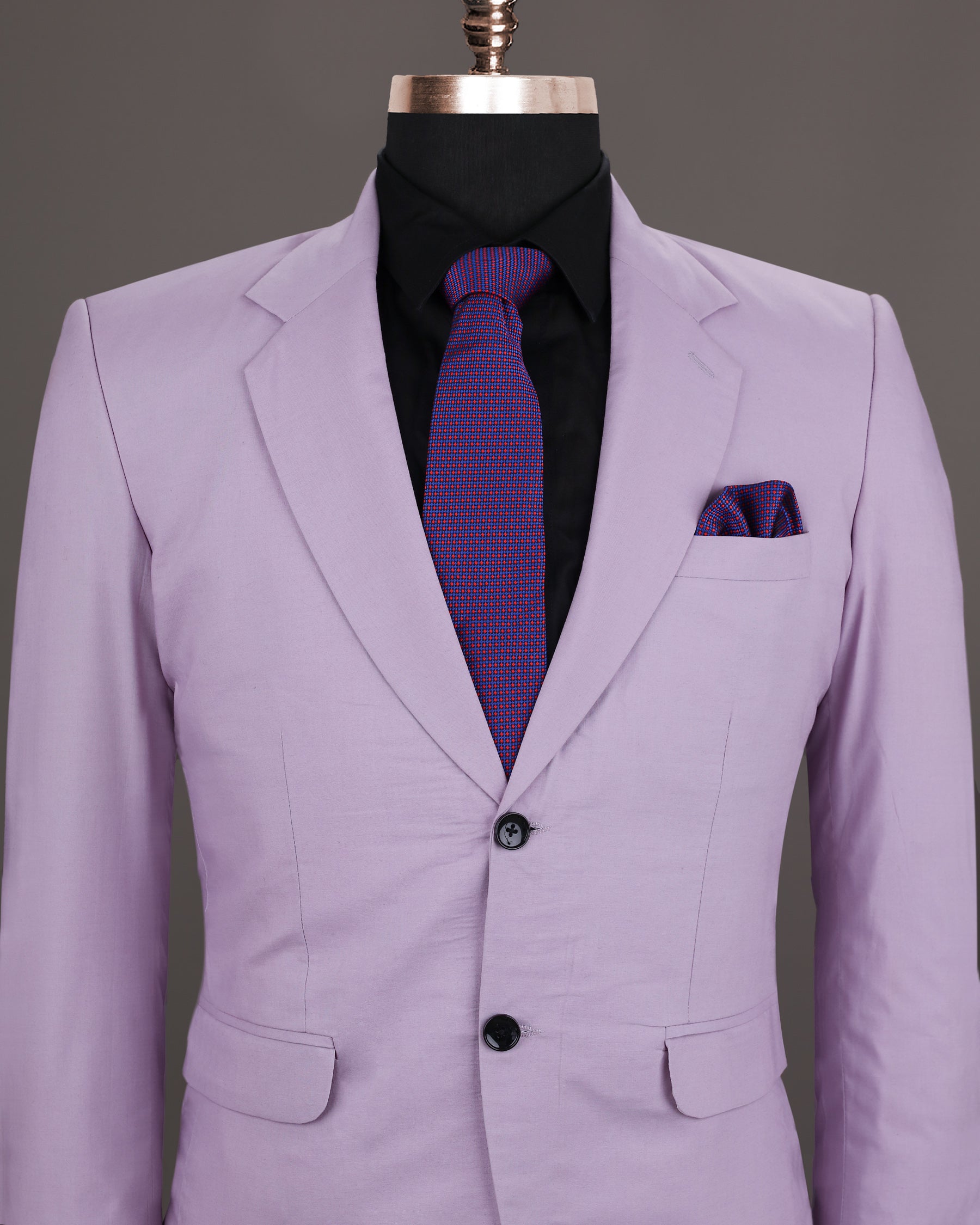 London Hue Lilac Premium Cotton Blazer BL1198-SB-60, BL1198-SB-36, BL1198-SB-38, BL1198-SB-40, BL1198-SB-42, BL1198-SB-44, BL1198-SB-46, BL1198-SB-50, BL1198-SB-52, BL1198-SB-56, BL1198-SB-48, BL1198-SB-54, BL1198-SB-58