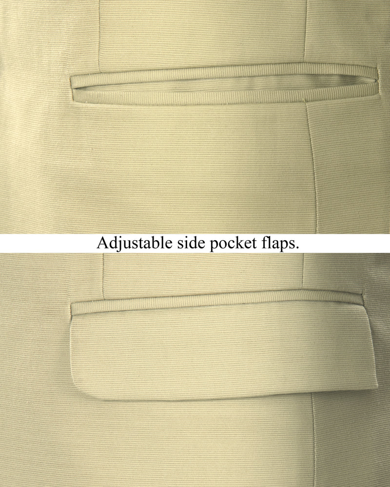 Hampton Cream Premium Cotton Blazer