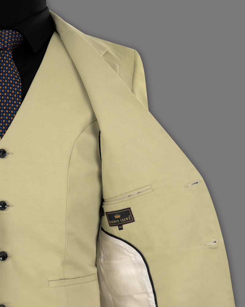 Hampton Cream Premium Cotton Blazer BL1261-SB-36, BL1261-SB-38, BL1261-SB-48, BL1261-SB-50, BL1261-SB-40, BL1261-SB-42, BL1261-SB-44, BL1261-SB-46, BL1261-SB-52, BL1261-SB-54, BL1261-SB-56, BL1261-SB-58, BL1261-SB-60