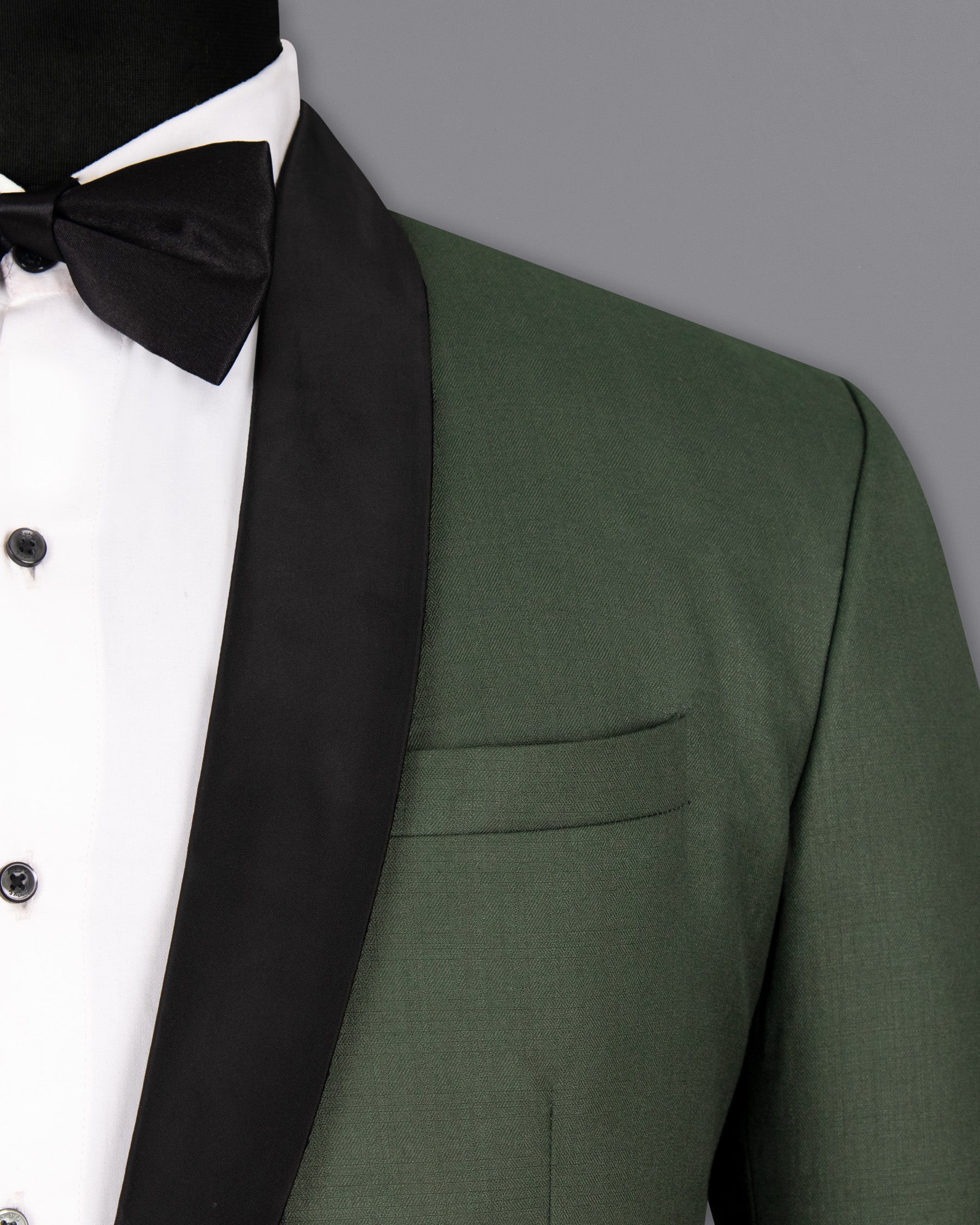 Nandor Green Tuxedo Wool Rich Blazer BL1307-BKL-36, BL1307-BKL-38, BL1307-BKL-40, BL1307-BKL-44, BL1307-BKL-42, BL1307-BKL-46, BL1307-BKL-48, BL1307-BKL-50, BL1307-BKL-52, BL1307-BKL-54, BL1307-BKL-56, BL1307-BKL-58, BL1307-BKL-60