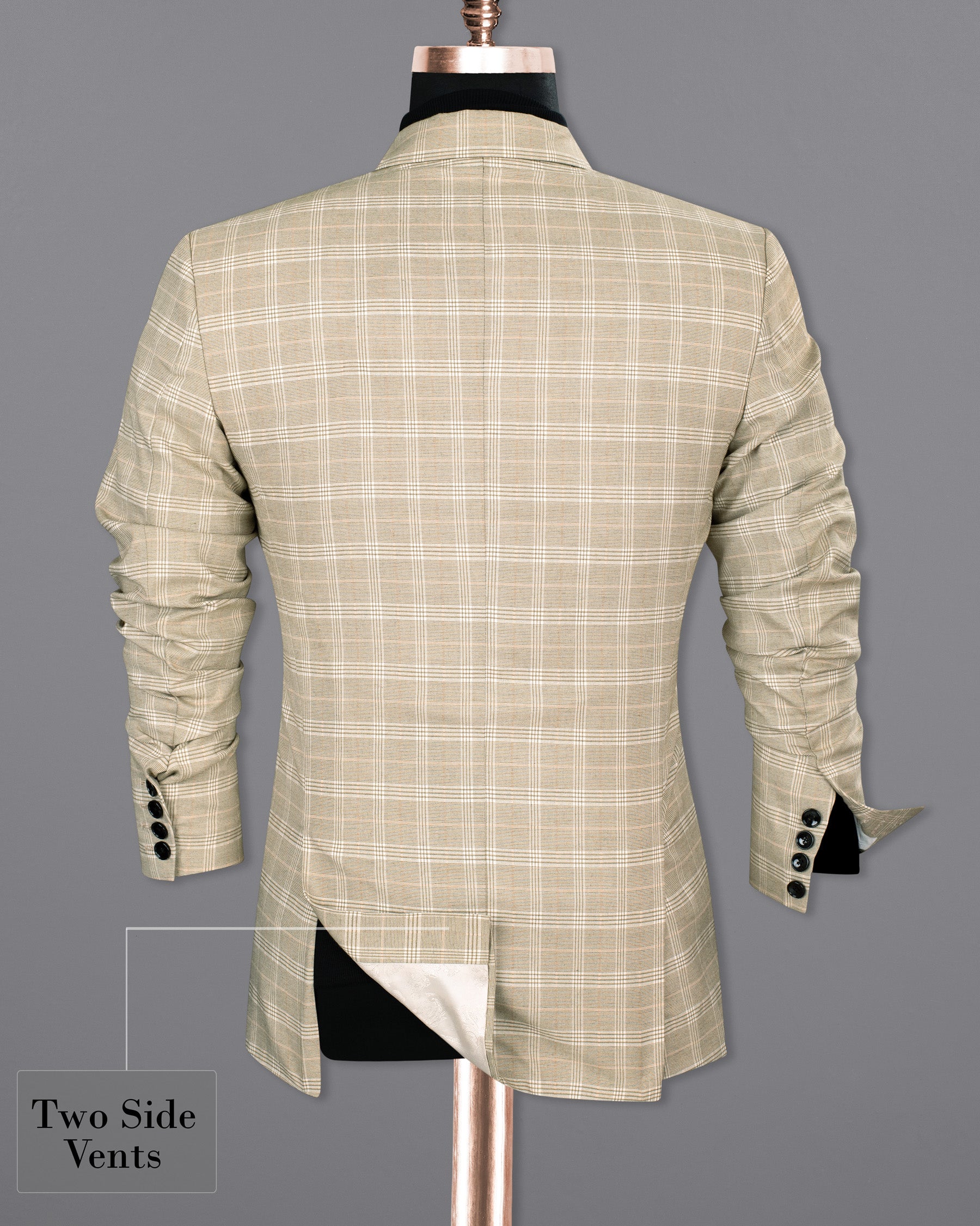 Mongoose Cream Plaid Wool Rich Sports Blazer BL1362-SB-PP-36, BL1362-SB-PP-38, BL1362-SB-PP-40, BL1362-SB-PP-42, BL1362-SB-PP-44, BL1362-SB-PP-46, BL1362-SB-PP-48, BL1362-SB-PP-50, BL1362-SB-PP-52, BL1362-SB-PP-54, BL1362-SB-PP-56, BL1362-SB-PP-58, BL1362-SB-PP-60