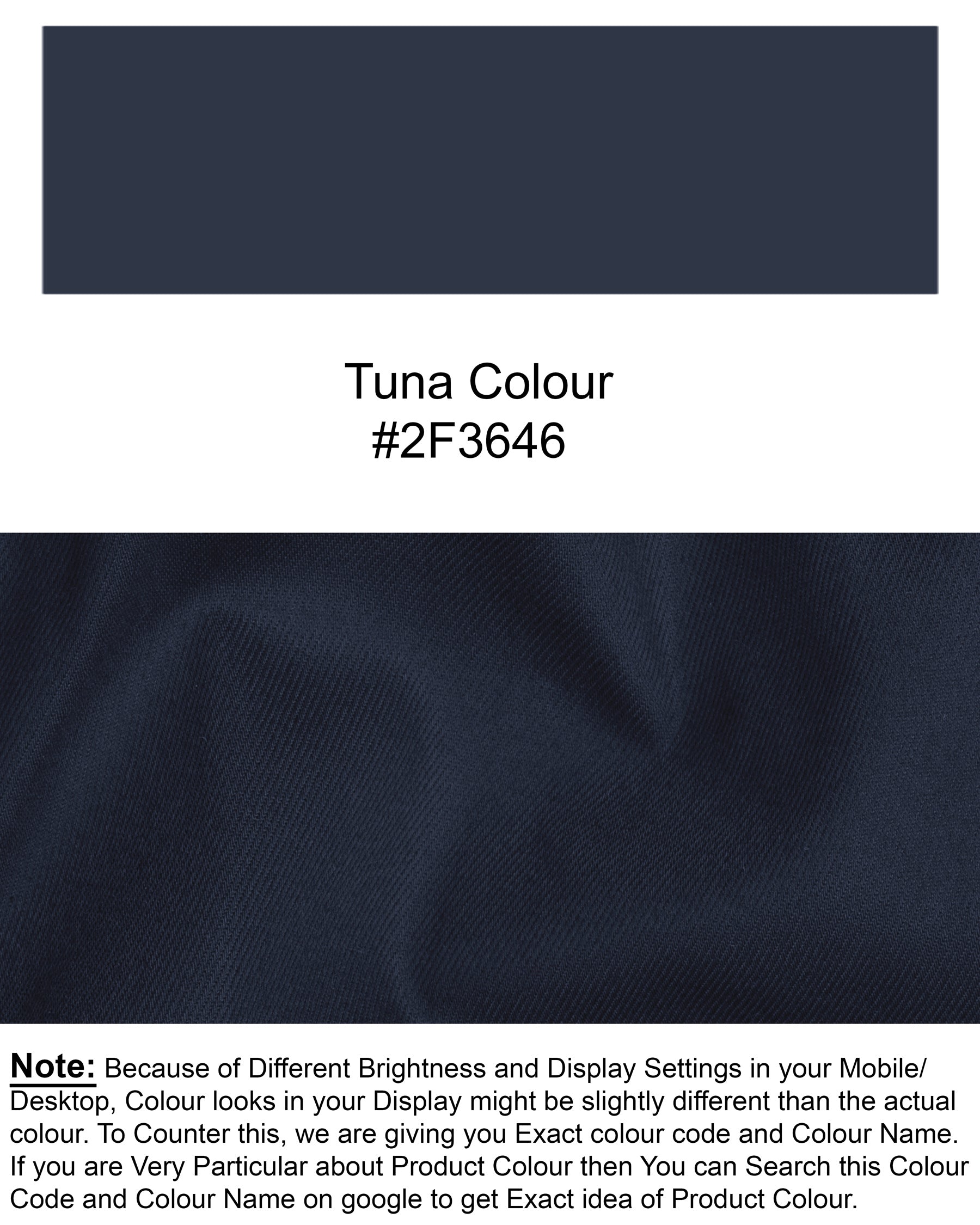 Tuna Blue Double-Breasted Wool Rich Sports Blazer