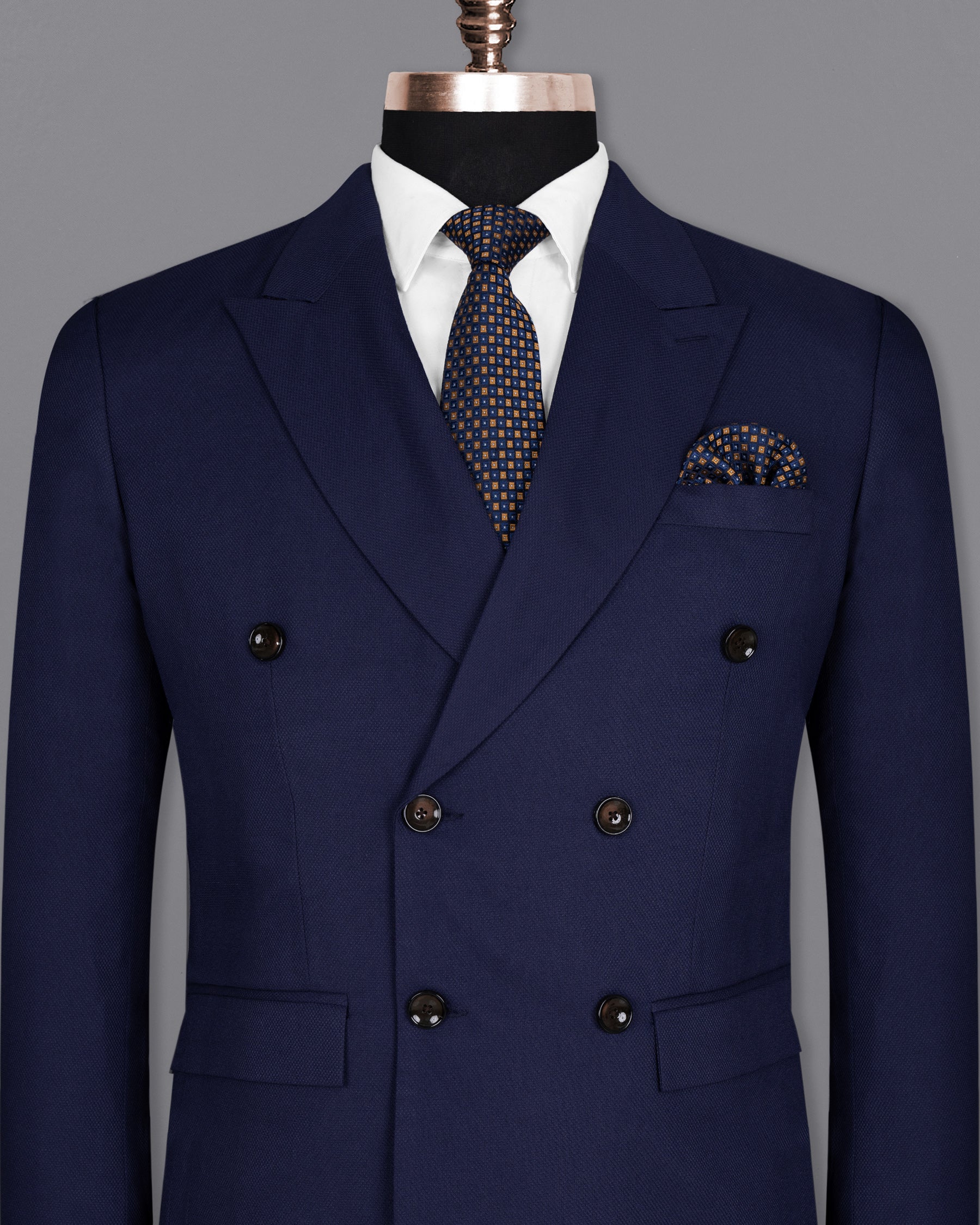 Royal Blue Wool Rich Double Breasted Blazer BL1380-DB-36, BL1380-DB-38, BL1380-DB-40, BL1380-DB-42, BL1380-DB-44, BL1380-DB-46, BL1380-DB-48, BL1380-DB-50, BL1380-DB-52, BL1380-DB-54, BL1380-DB-56, BL1380-DB-58, BL1380-DB-60
