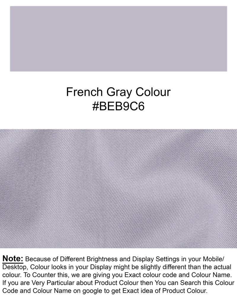 French Gray Cross Buttoned Bandhgala Wool rich Blazer BL1410-CBG-36, BL1410-CBG-38, BL1410-CBG-40, BL1410-CBG-42, BL1410-CBG-44, BL1410-CBG-46, BL1410-CBG-48, BL1410-CBG-50, BL1410-CBG-52, BL1410-CBG-54, BL1410-CBG-56, BL1410-CBG-58, BL1410-CBG-60