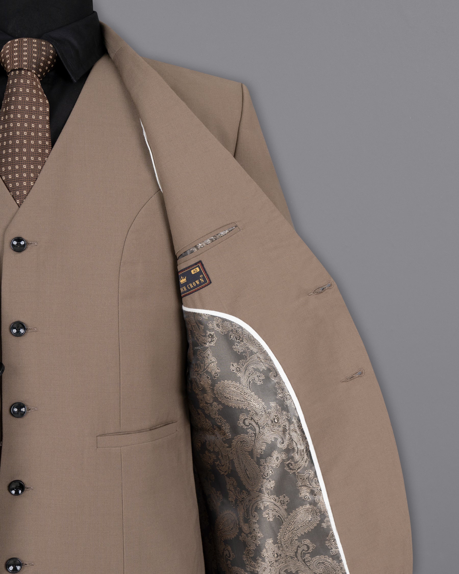 Sand Dune Brown Wool Rich Blazer BL1412-SB-36, BL1412-SB-38, BL1412-SB-40, BL1412-SB-42, BL1412-SB-44, BL1412-SB-46, BL1412-SB-48, BL1412-SB-50, BL1412-SB-52, BL1412-SB-54, BL1412-SB-56, BL1412-SB-58, BL1412-SB-60