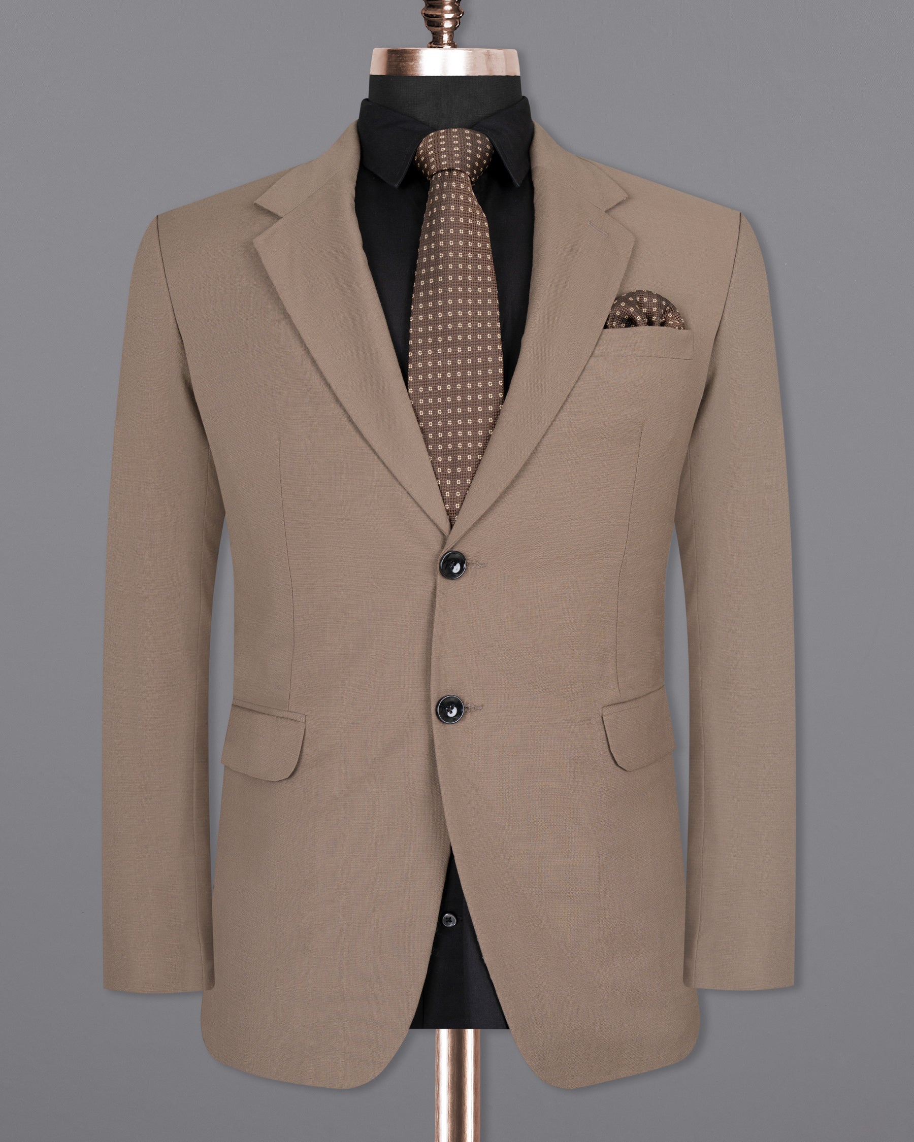 Sand Dune Brown Wool Rich Blazer BL1412-SB-36, BL1412-SB-38, BL1412-SB-40, BL1412-SB-42, BL1412-SB-44, BL1412-SB-46, BL1412-SB-48, BL1412-SB-50, BL1412-SB-52, BL1412-SB-54, BL1412-SB-56, BL1412-SB-58, BL1412-SB-60