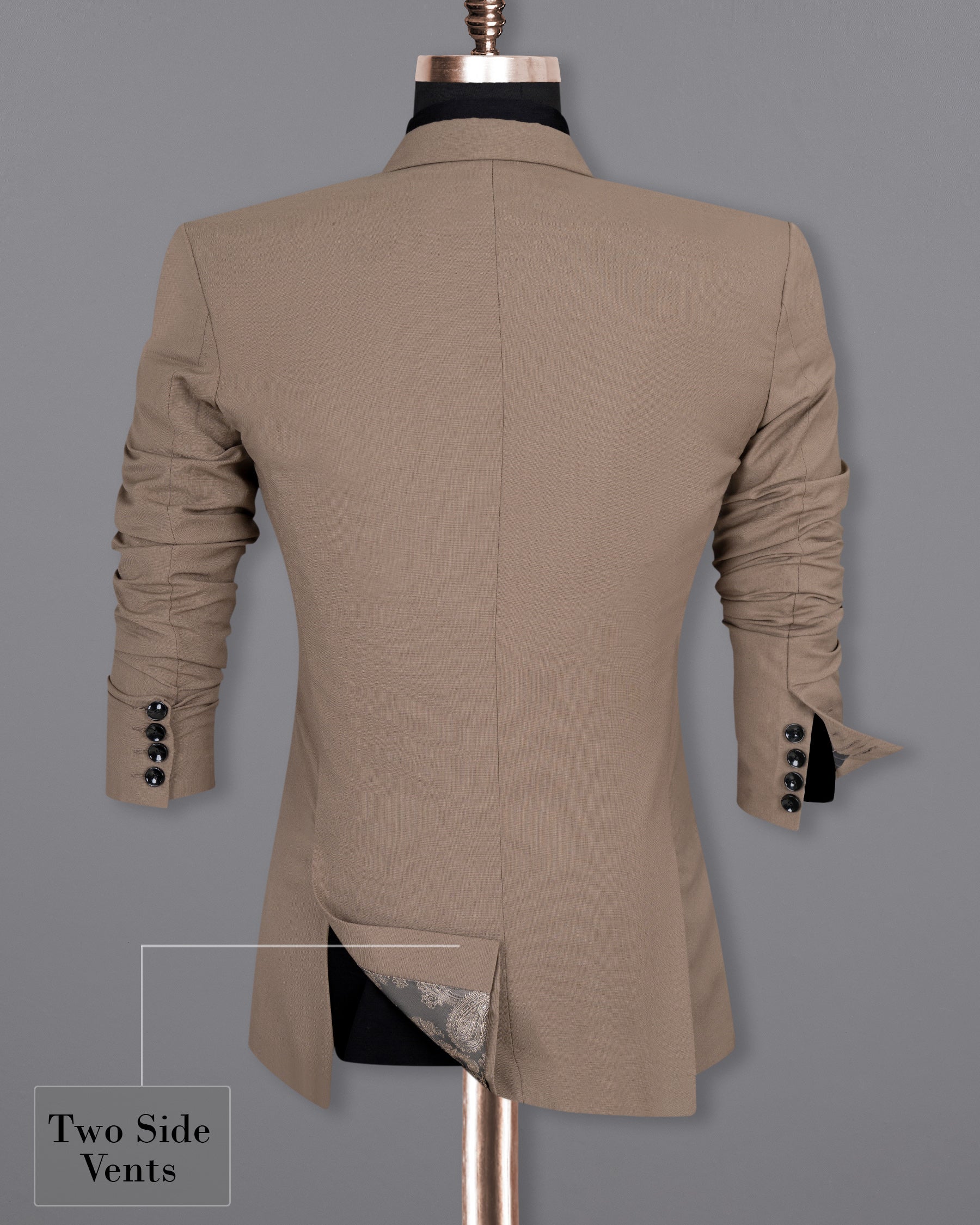 Sand Dune Brown Wool Rich Blazer BL1412-SB-36, BL1412-SB-38, BL1412-SB-40, BL1412-SB-42, BL1412-SB-44, BL1412-SB-46, BL1412-SB-48, BL1412-SB-50, BL1412-SB-52, BL1412-SB-54, BL1412-SB-56, BL1412-SB-58, BL1412-SB-60