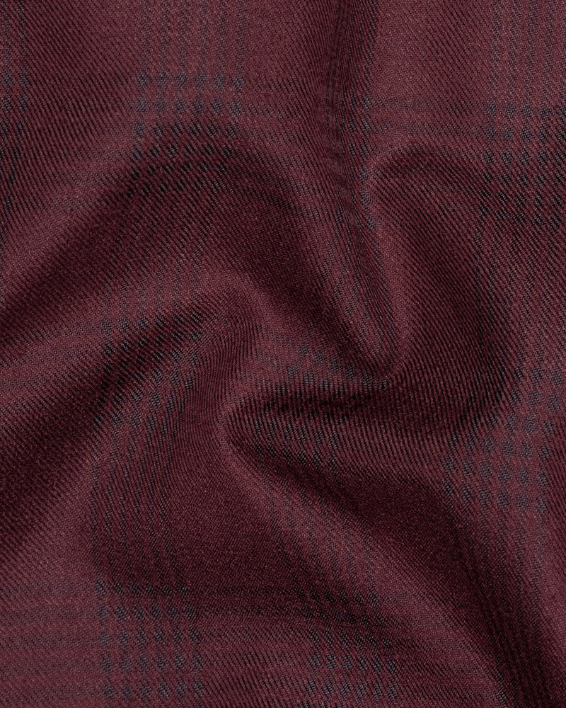 Buccaneer Burgundy Plaid Double Breasted Wool Rich Blazer BL1414-DB-D8-36, BL1414-DB-D8-38, BL1414-DB-D8-40, BL1414-DB-D8-42, BL1414-DB-D8-44, BL1414-DB-D8-46, BL1414-DB-D8-48, BL1414-DB-D8-50, BL1414-DB-D8-52, BL1414-DB-D8-54, BL1414-DB-D8-56, BL1414-DB-D8-58, BL1414-DB-D8-60