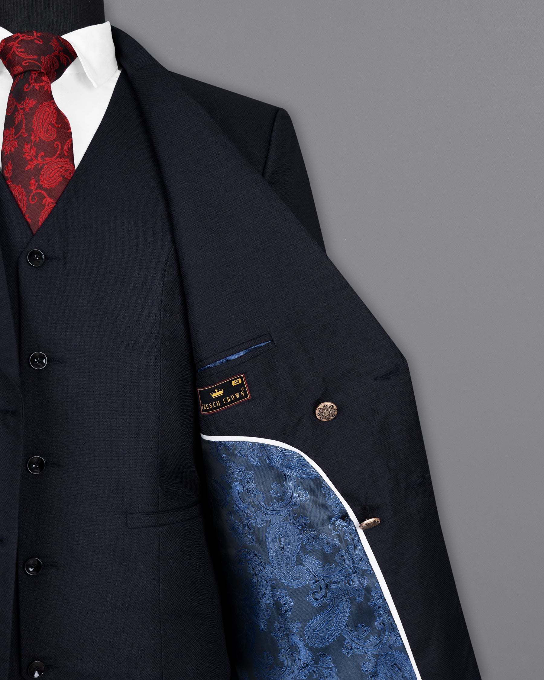 Dark Blue Wool Rich Double Breasted Blazer BL1416-DB-GB-36, BL1416-DB-GB-38, BL1416-DB-GB-40, BL1416-DB-GB-42, BL1416-DB-GB-44, BL1416-DB-GB-46, BL1416-DB-GB-48, BL1416-DB-GB-50, BL1416-DB-GB-52, BL1416-DB-GB-54, BL1416-DB-GB-56, BL1416-DB-GB-58, BL1416-DB-GB-60