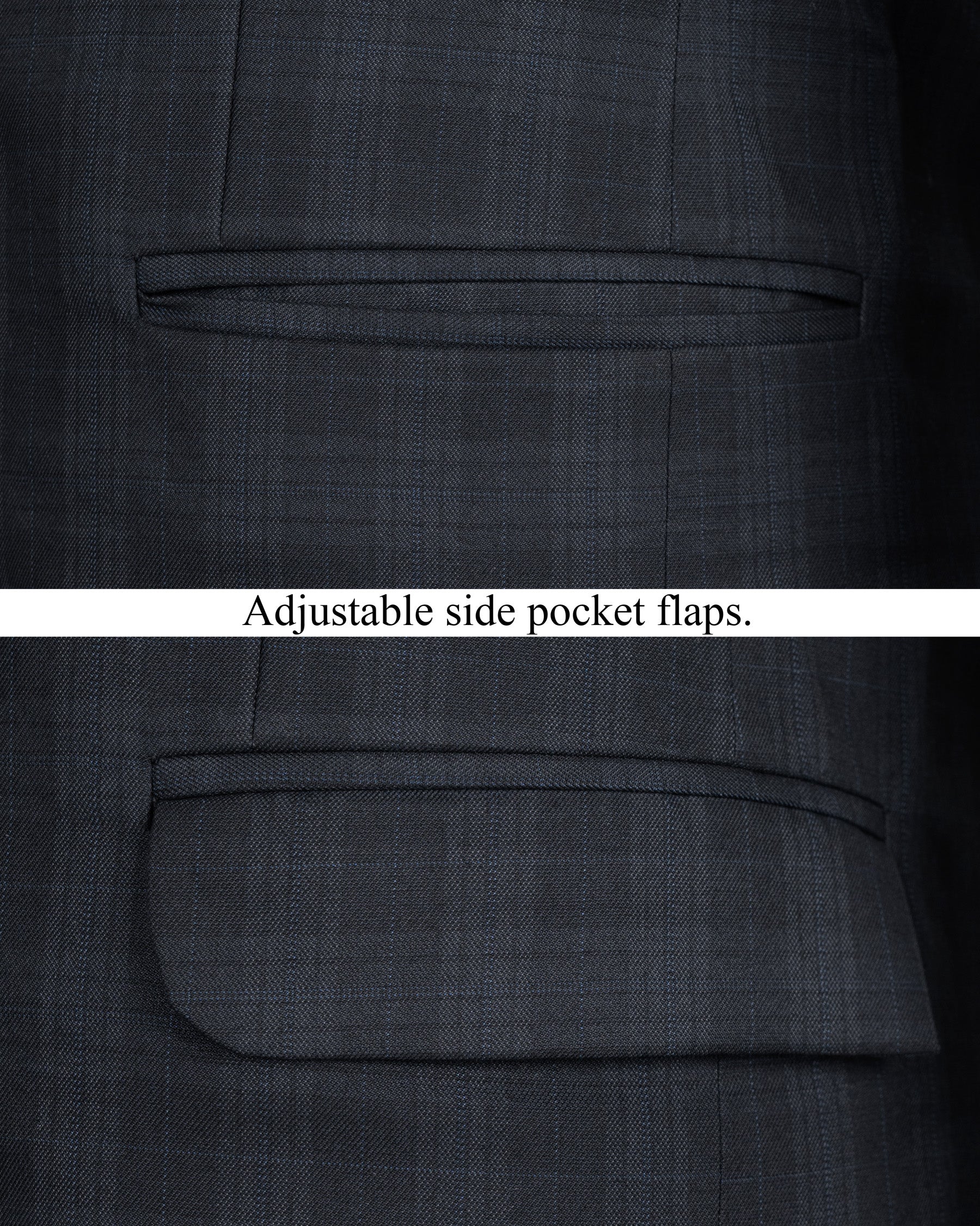 Shark Grey Plaid Woolrich Blazer BL1434-SB-36,BL1434-SB-38,BL1434-SB-40,BL1434-SB-42,BL1434-SB-44,BL1434-SB-46,BL1434-SB-48,BL1434-SB-50,BL1434-SB-52,BL1434-SB-54,BL1434-SB-56,BL1434-SB-58,BL1434-SB-60