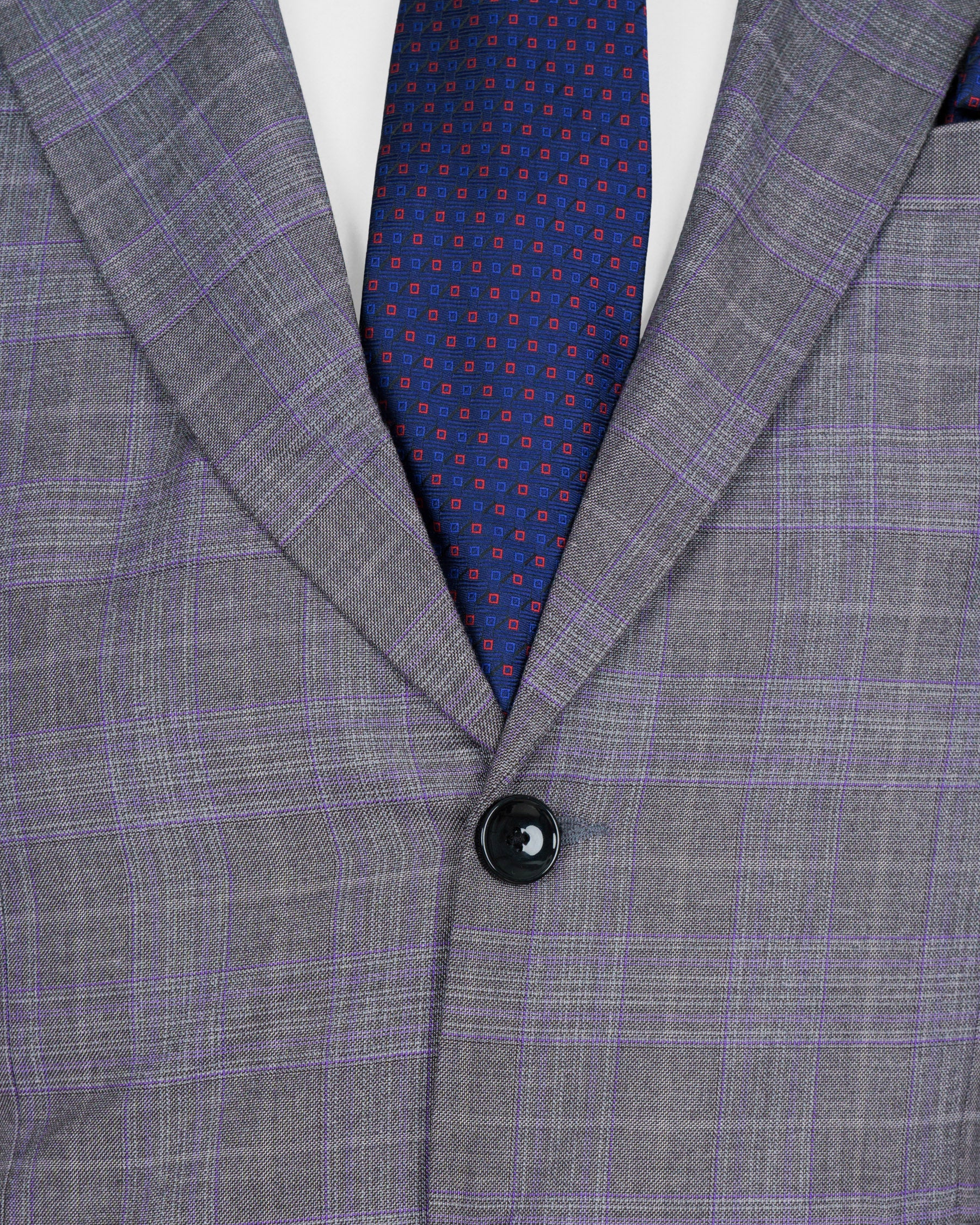 Fedora Plaid Wool Rich Blazer BL1440-SB-36,BL1440-SB-38,BL1440-SB-40,BL1440-SB-42,BL1440-SB-44,BL1440-SB-46,BL1440-SB-48,BL1440-SB-50,BL1440-SB-52,BL1440-SB-54,BL1440-SB-56,BL1440-SB-58,BL1440-SB-60
