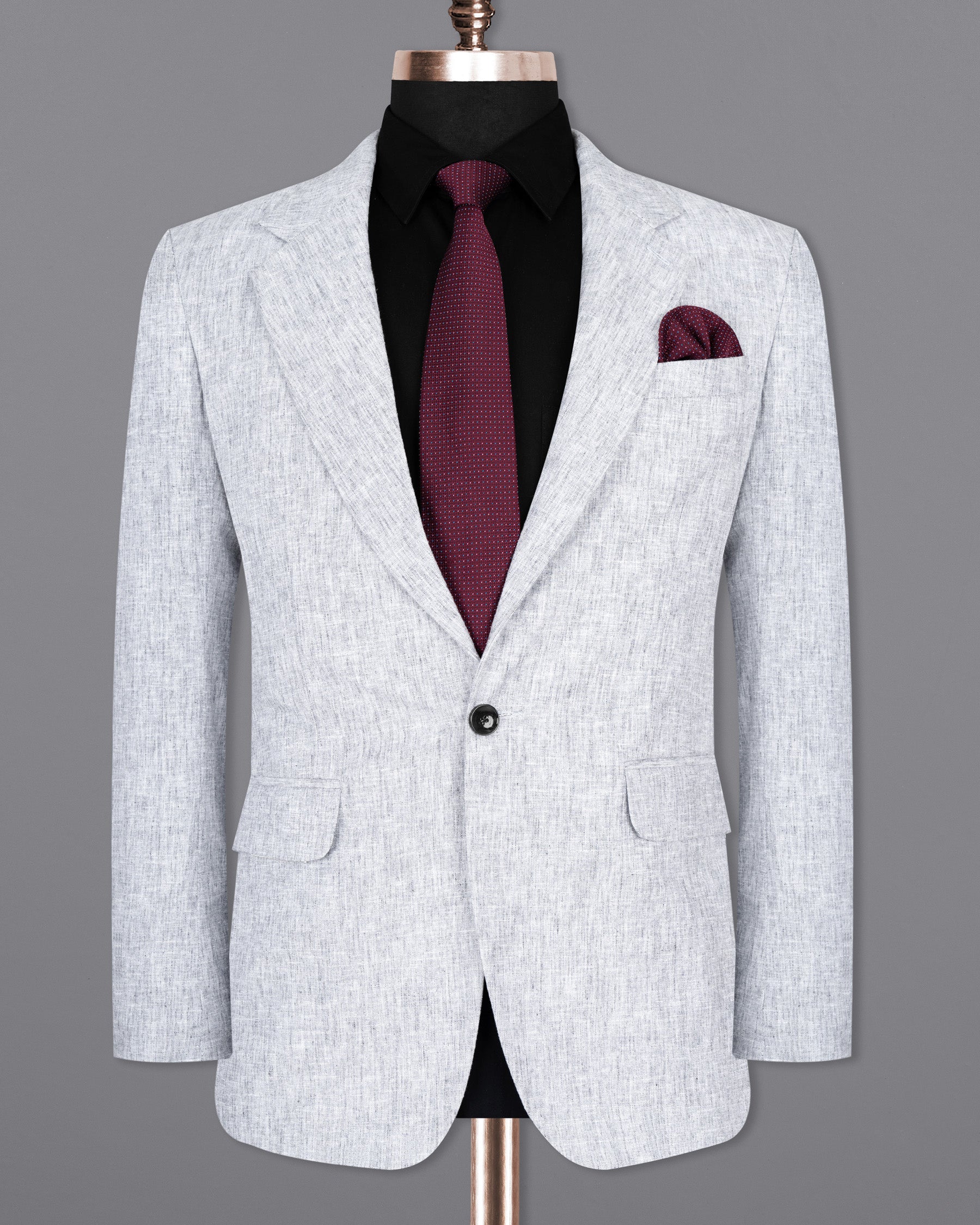 Ghost Grey Luxurious Linen Blazer BL1472-SB-1B-36,BL1472-SB-1B-38,BL1472-SB-1B-40,BL1472-SB-1B-42,BL1472-SB-1B-44,BL1472-SB-1B-46,BL1472-SB-1B-48,BL1472-SB-1B-50,BL1472-SB-1B-52,BL1472-SB-1B-54,BL1472-SB-1B-56,BL1472-SB-1B-58,BL1472-SB-1B-60