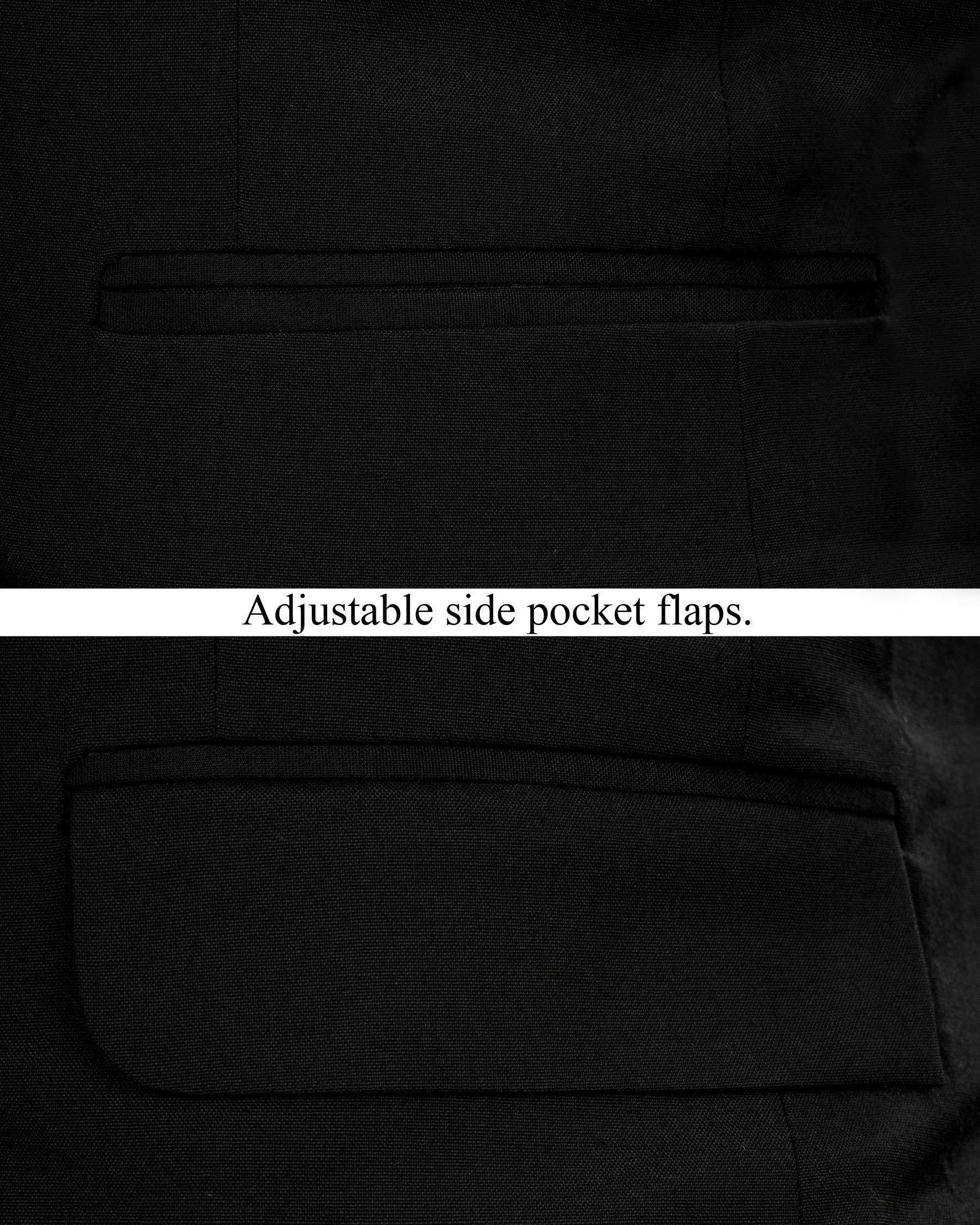 Jade Black Golden Buttons Double-Breasted Wool Rich Blazer BL1484-DB-GB-36, BL1484-DB-GB-38, BL1484-DB-GB-40, BL1484-DB-GB-42, BL1484-DB-GB-44, BL1484-DB-GB-46, BL1484-DB-GB-48, BL1484-DB-GB-50, BL1484-DB-GB-52, BL1484-DB-GB-54, BL1484-DB-GB-56, BL1484-DB-GB-58, BL1484-DB-GB-60