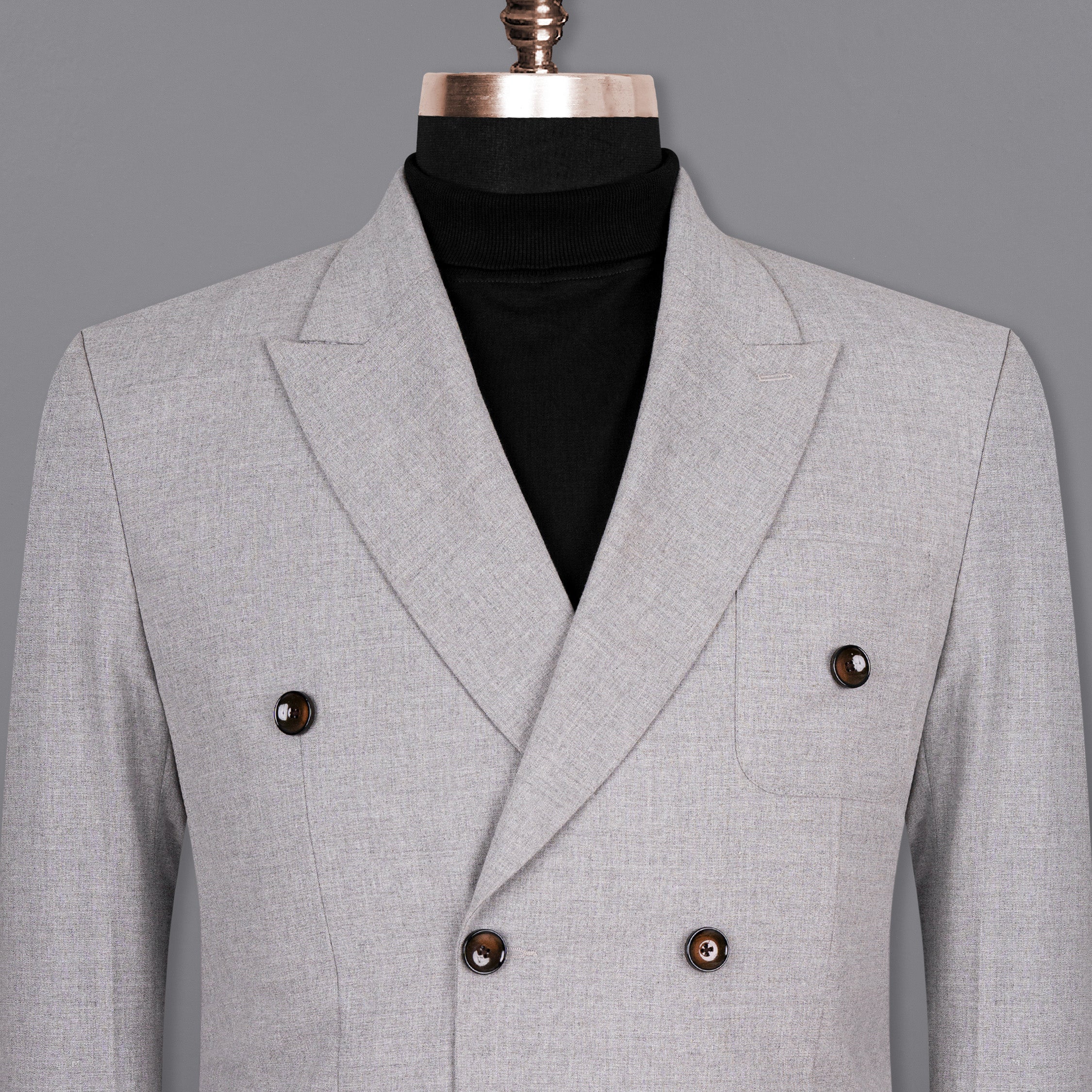 FREY DOUBLE VELOURE TOP /Grayish white Set of 2 Armchairs FROVI