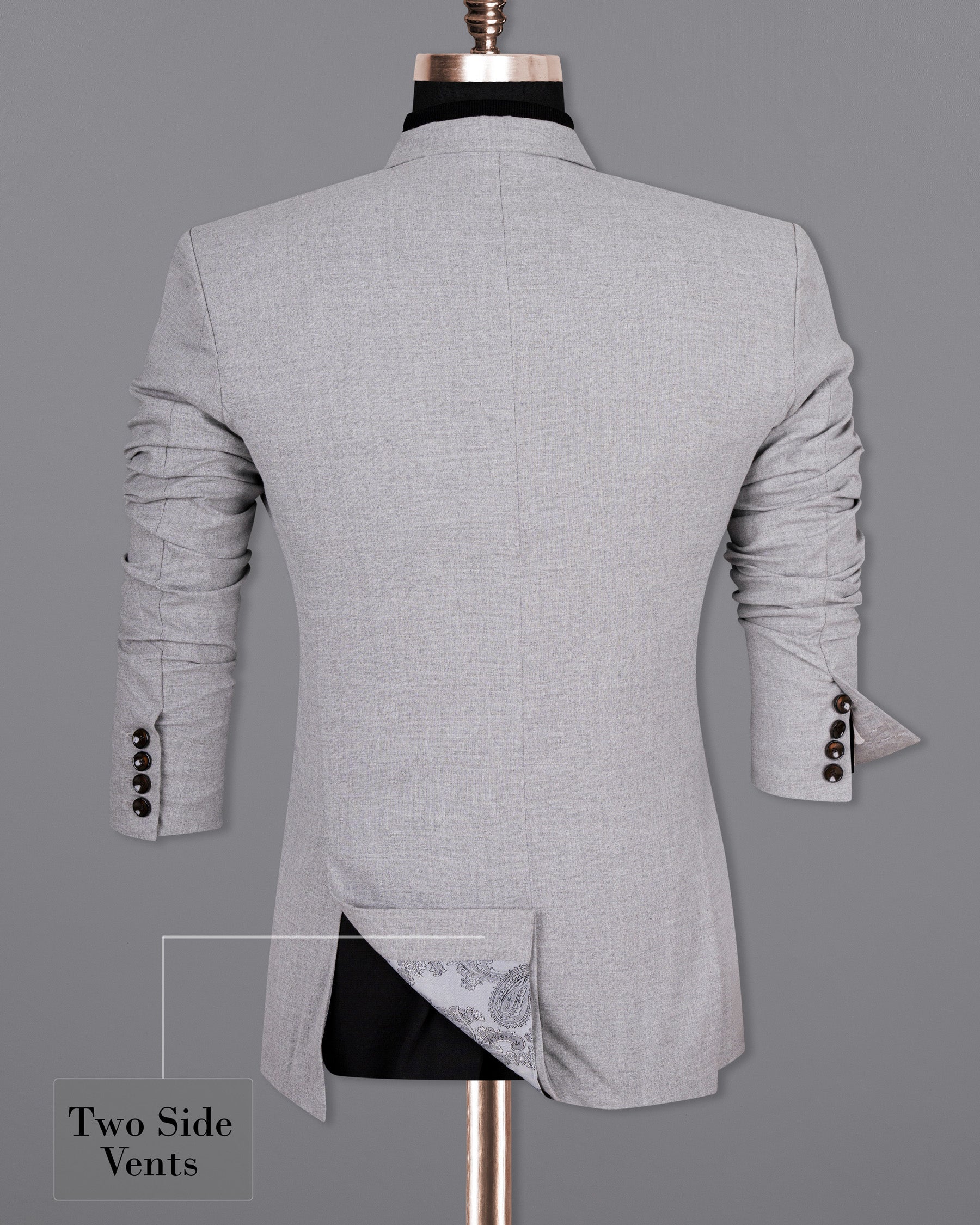 French Gray Double-Breasted Wool Rich Sport Blazer BL1495-DB-PP-36, BL1495-DB-PP-38, BL1495-DB-PP-40, BL1495-DB-PP-42, BL1495-DB-PP-44, BL1495-DB-PP-46, BL1495-DB-PP-48, BL1495-DB-PP-50, BL1495-DB-PP-52, BL1495-DB-PP-54, BL1495-DB-PP-56, BL1495-DB-PP-58, BL1495-DB-PP-60