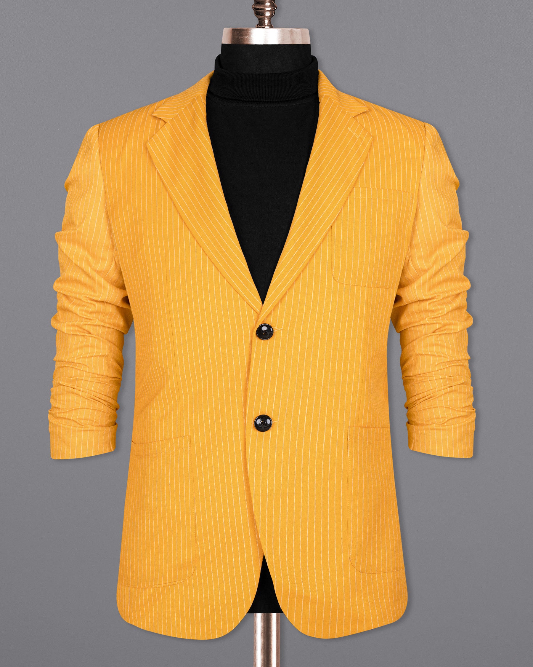 Sunshine yellow Woolrich Striped Sports Blazer BL1515-SB-PP-36, BL1515-SB-PP-38, BL1515-SB-PP-40, BL1515-SB-PP-42, BL1515-SB-PP-44, BL1515-SB-PP-46, BL1515-SB-PP-48, BL1515-SB-PP-50, BL1515-SB-PP-52, BL1515-SB-PP-54, BL1515-SB-PP-56, BL1515-SB-PP-58, BL1515-SB-PP-60