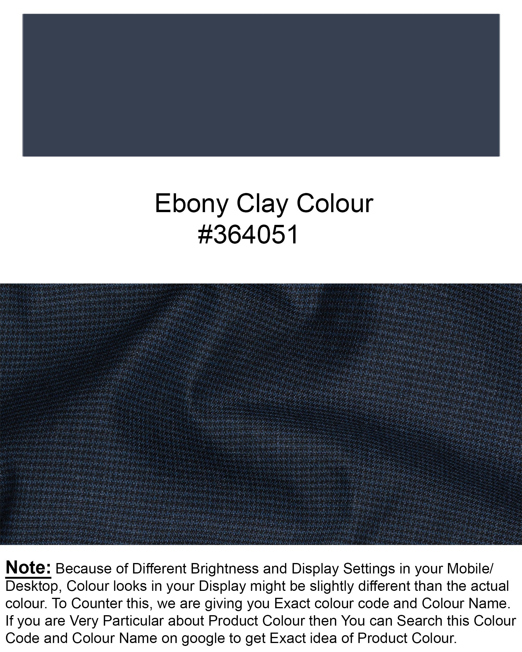 Ebony Clay Blue houndstooth Wool Rich Double Breasted BlazerBL1593-DB-36, BL1593-DB-38, BL1593-DB-40, BL1593-DB-42, BL1593-DB-44, BL1593-DB-46, BL1593-DB-48, BL1593-DB-50, BL1593-DB-52, BL1593-DB-54, BL1593-DB-56, BL1593-DB-58, BL1593-DB-60
