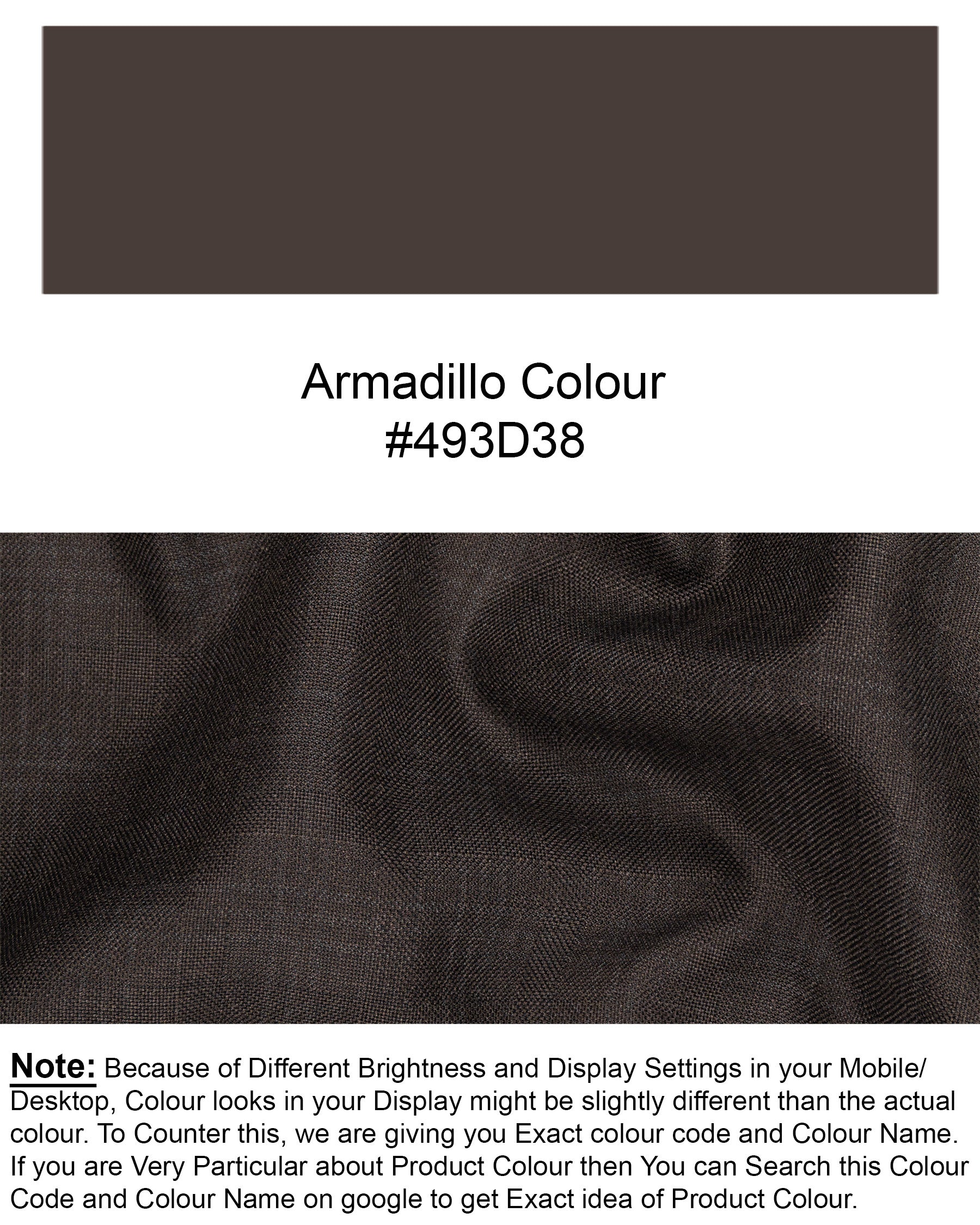 Armadillo Brown subtle windowpane Cross Buttoned Wool Rich Bandhgala BlazerBL1598-CBG2-36, BL1598-CBG2-38, BL1598-CBG2-40, BL1598-CBG2-42, BL1598-CBG2-44, BL1598-CBG2-46, BL1598-CBG2-48, BL1598-CBG2-50, BL1598-CBG2-52, BL1598-CBG2-54, BL1598-CBG2-56, BL1598-CBG2-58, BL1598-CBG2-60