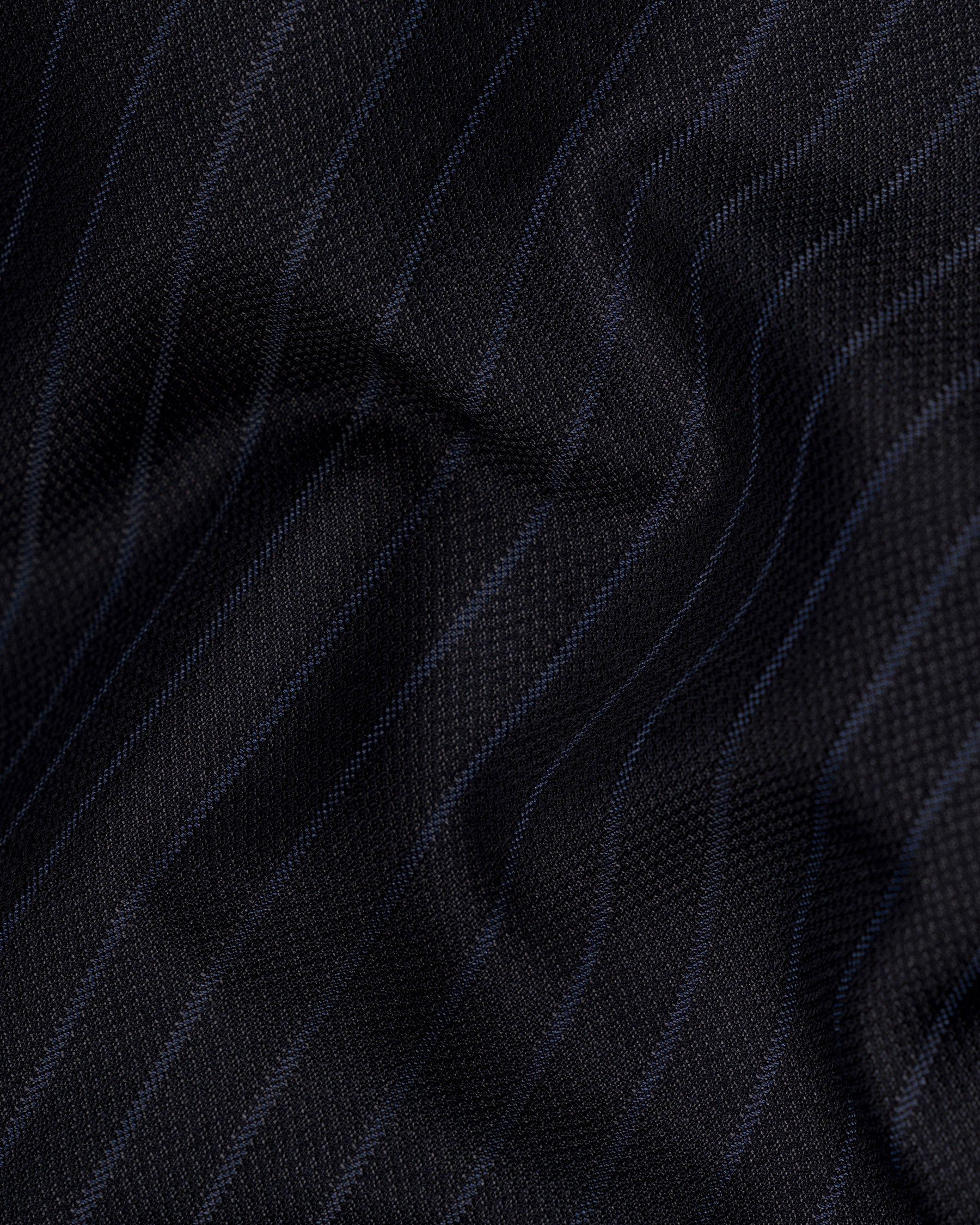 Jade Black Stripes Premium Wool Blend Bandhgala/Jodhpuri Blazers