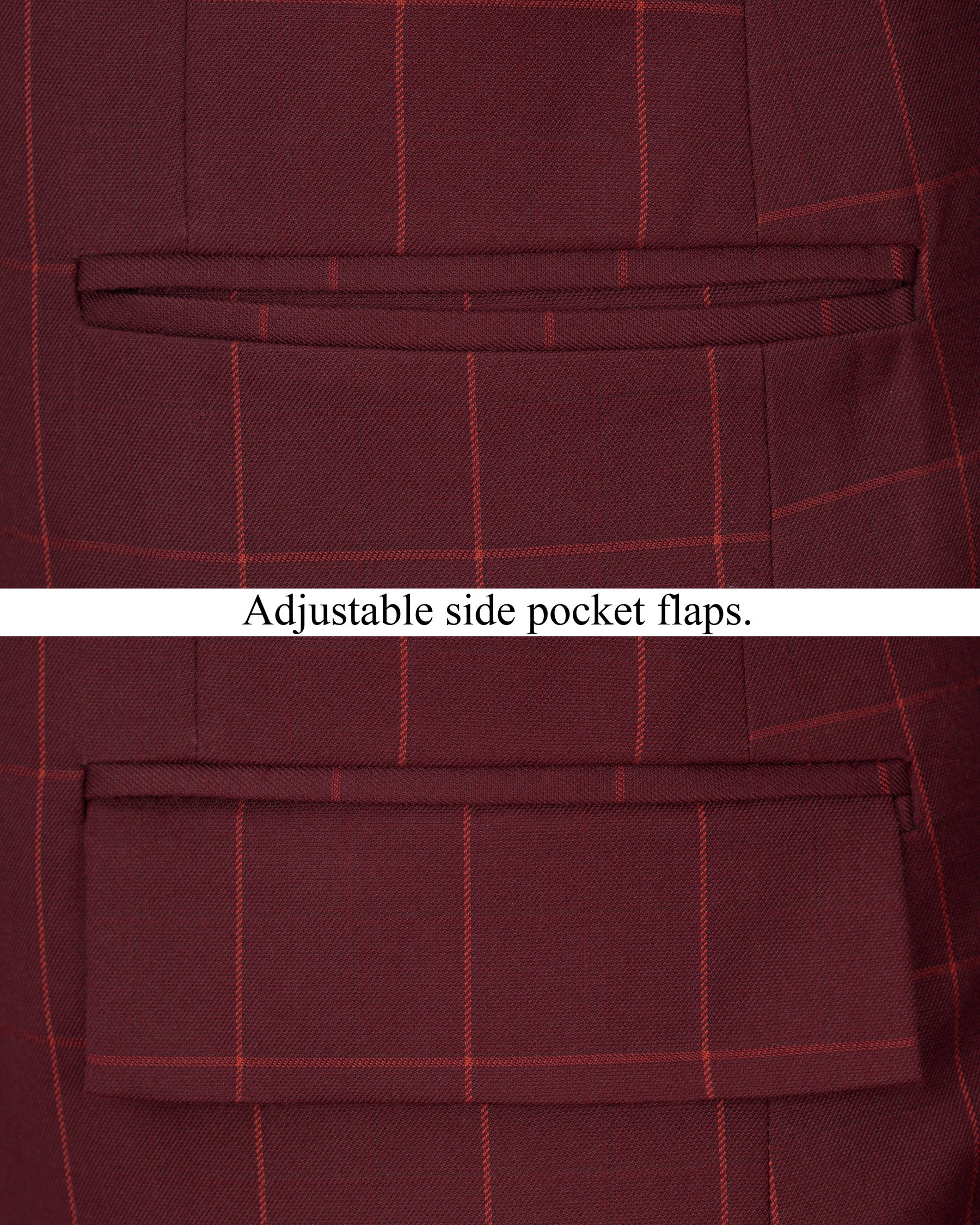 Maroon Oak Windowpane Cross Buttoned Bandhgala Windowpane Blazer BL1710-CBG2-36,BL1710-CBG2-38,BL1710-CBG2-40,BL1710-CBG2-42,BL1710-CBG2-44,BL1710-CBG2-46,BL1710-CBG2-48,BL1710-CBG2-50,BL1710-CBG2-52,BL1710-CBG2-54,BL1710-CBG2-56,BL1710-CBG2-58,BL1710-CBG2-60