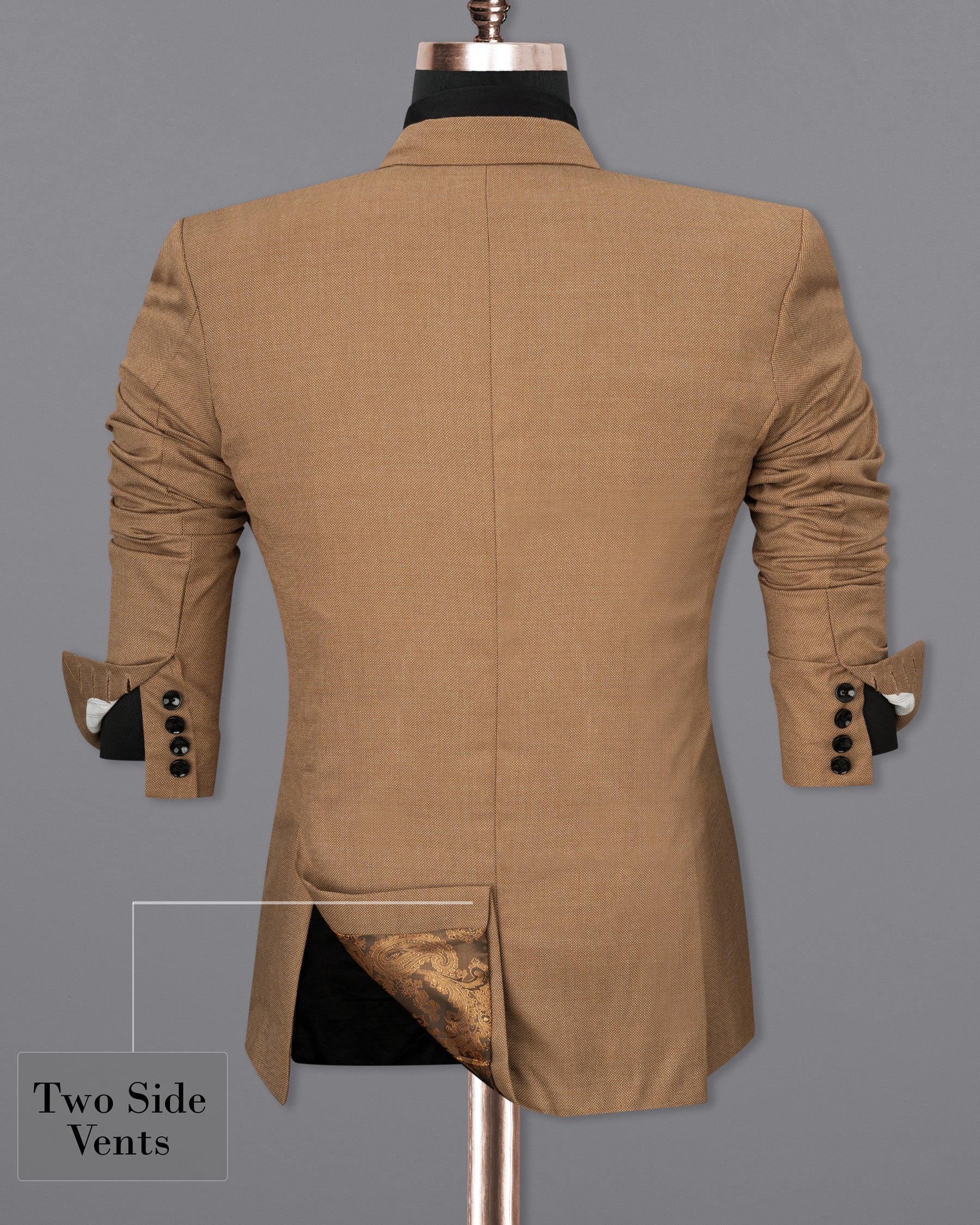 Brownish Dobby Textured Blazer BL1717-DB-36,BL1717-DB-38,BL1717-DB-40,BL1717-DB-42,BL1717-DB-44,BL1717-DB-46,BL1717-DB-48,BL1717-DB-50,BL1717-DB-52,BL1717-DB-54,BL1717-DB-56,BL1717-DB-58,BL1717-DB-60