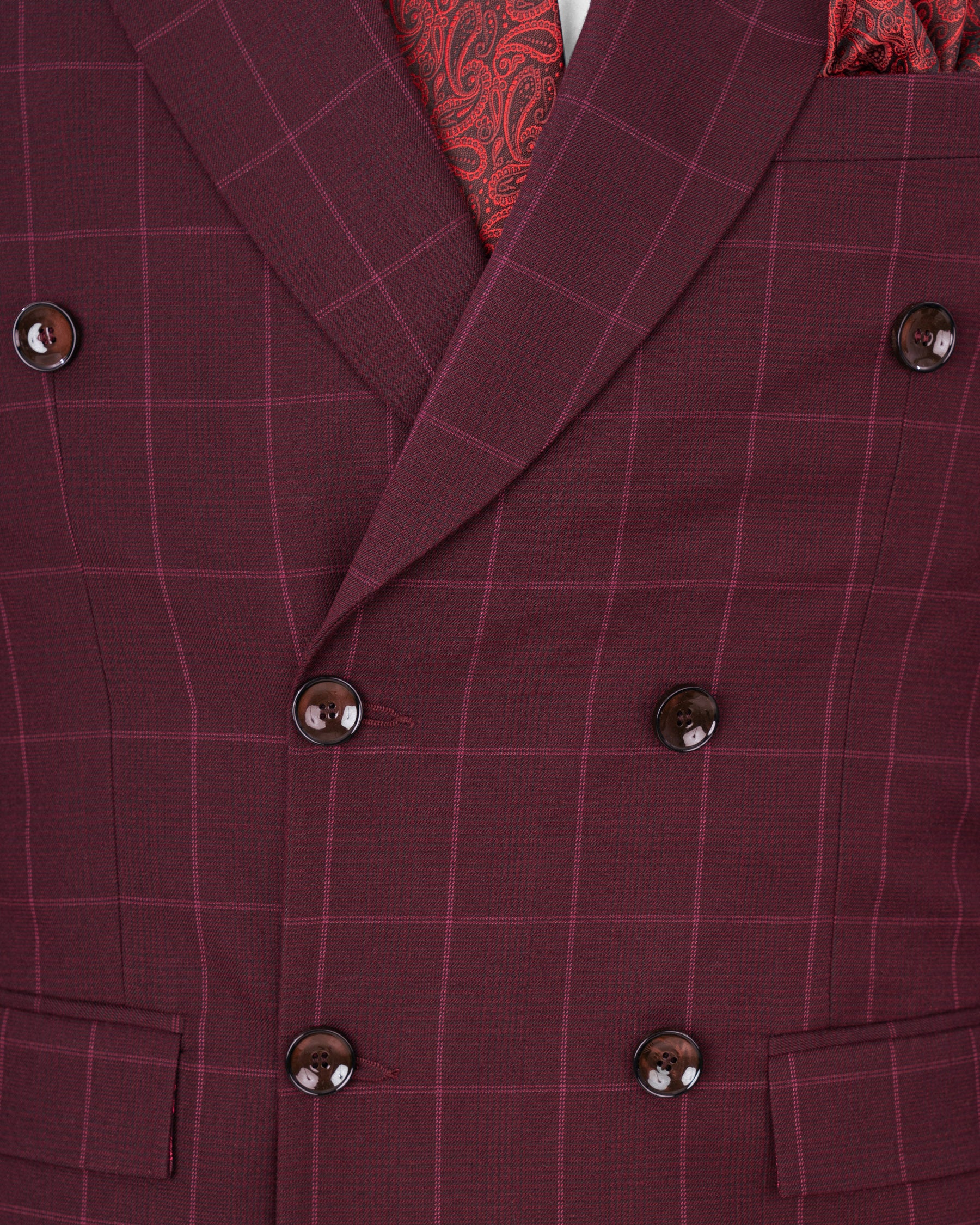 Barossa Windowpane Double Breasted  Blazer BL1725-DB-36,BL1725-DB-38,BL1725-DB-40,BL1725-DB-42,BL1725-DB-44,BL1725-DB-46,BL1725-DB-48,BL1725-DB-50,BL1725-DB-52,BL1725-DB-54,BL1725-DB-56,BL1725-DB-58,BL1725-DB-60