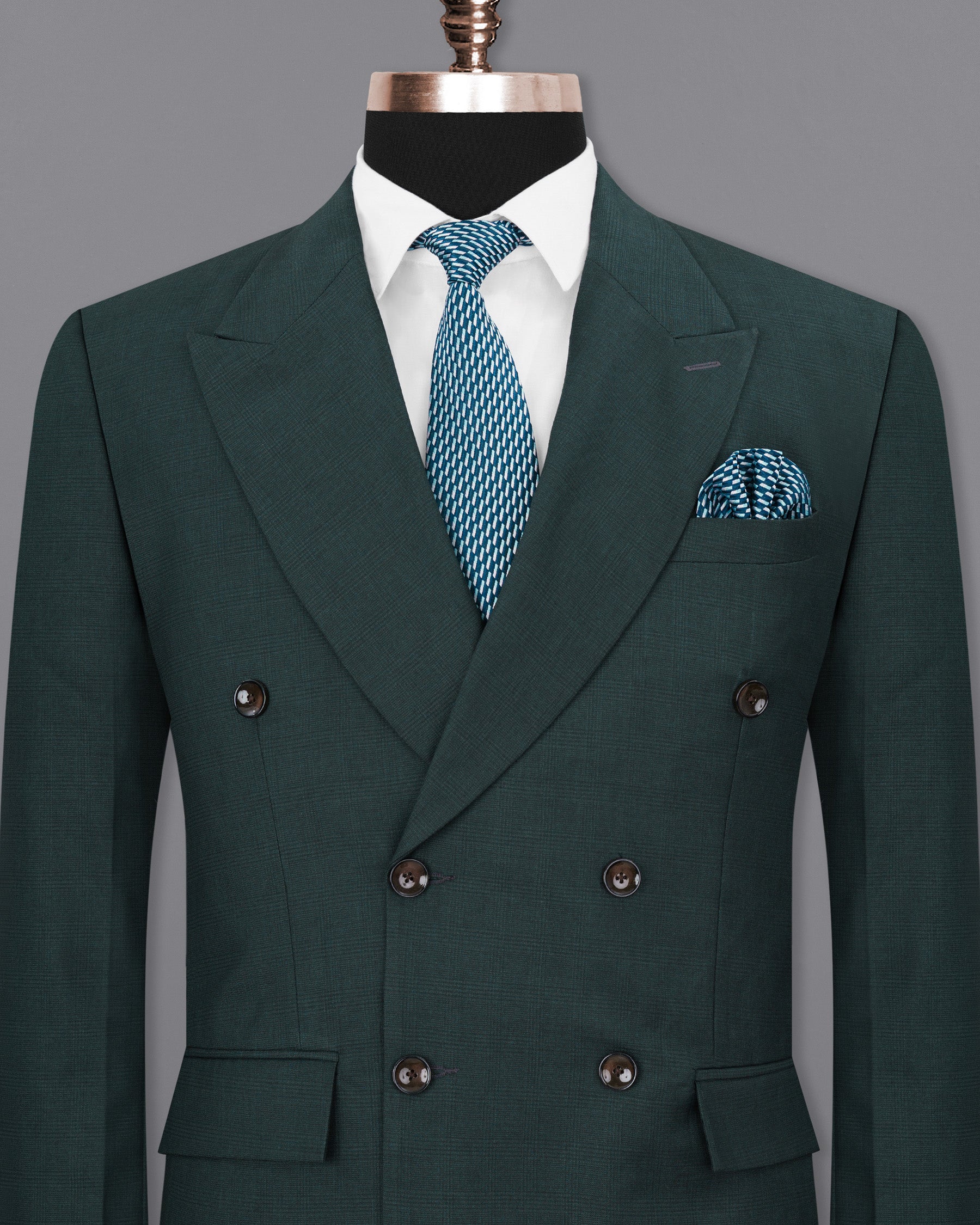 Cape Cod Green Subtle Plaid Double Breasted Blazer BL1747-DB-36,BL1747-DB-38,BL1747-DB-40,BL1747-DB-42,BL1747-DB-44,BL1747-DB-46,BL1747-DB-48,BL1747-DB-50,BL1747-DB-52,BL1747-DB-54,BL1747-DB-56,BL1747-DB-58,BL1747-DB-60