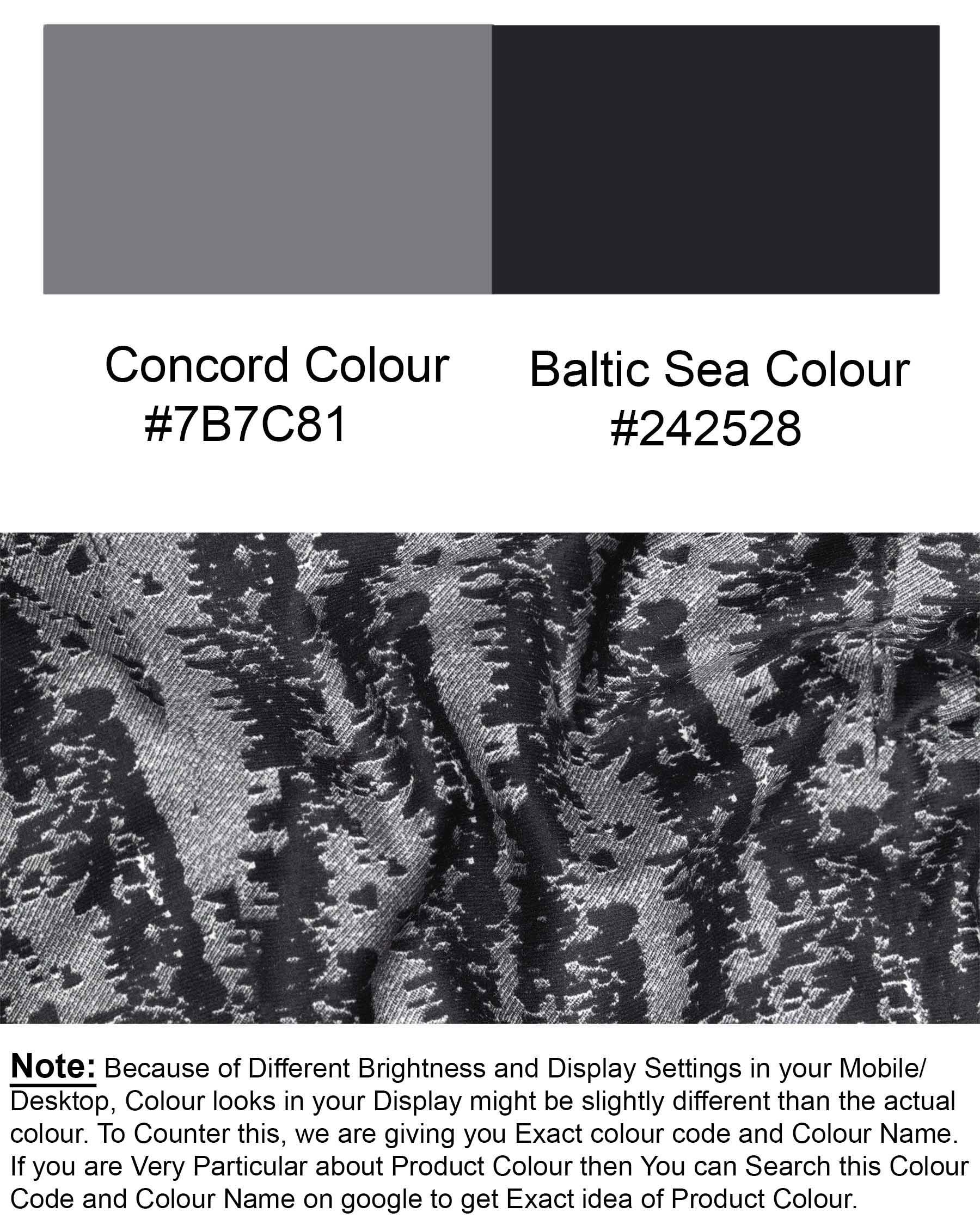Concord Gray and Baltic Sea Black velvet Designer Blazer BL1821-SB-36,BL1821-SB-38,BL1821-SB-40,BL1821-SB-42,BL1821-SB-44,BL1821-SB-46,BL1821-SB-48,BL1821-SB-50,BL1821-SB-52,BL1821-SB-54,BL1821-SB-56,BL1821-SB-58,BL1821-SB-60