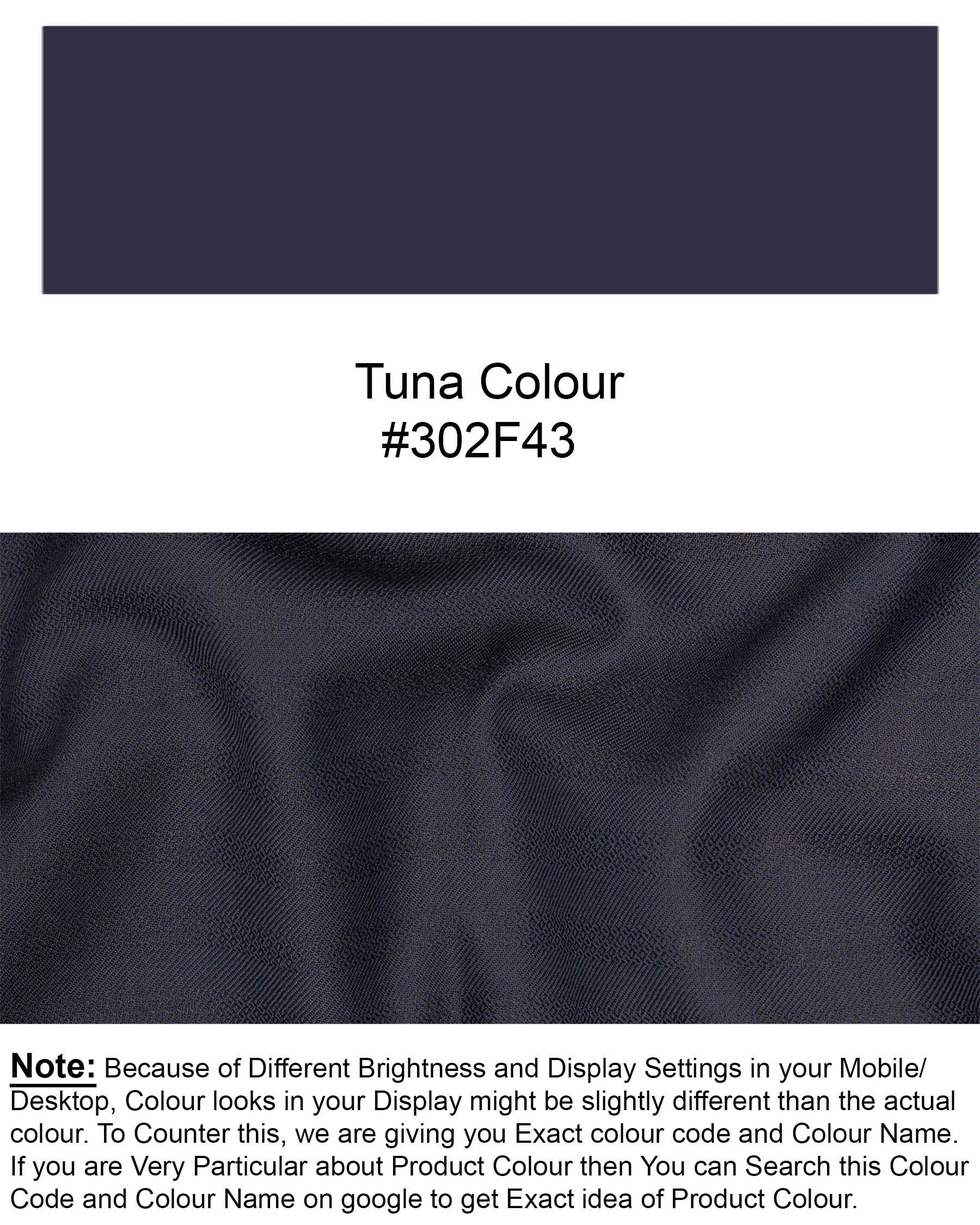 Tuna Blue Double Breasted Blazer