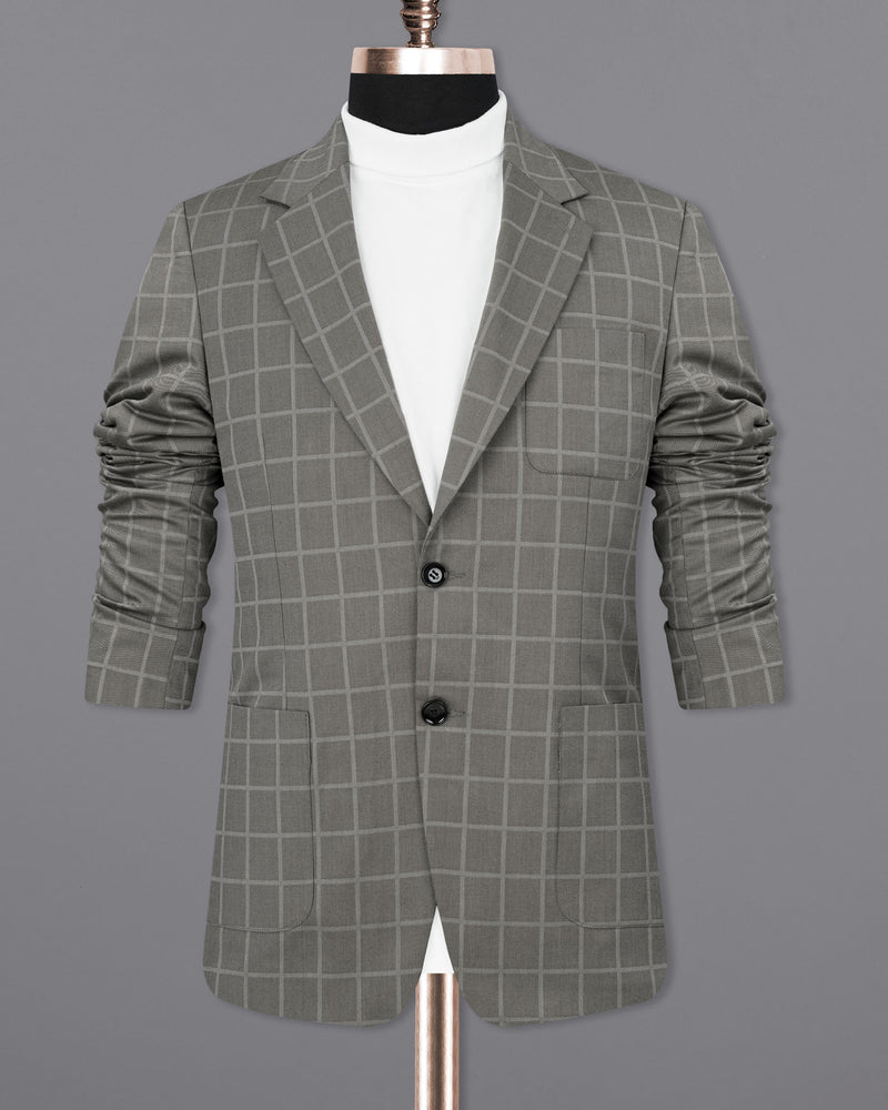 Hurricane Windowpane Single Breasted Sports Blazer BL1857-SB-PP-36, BL1857-SB-PP-38, BL1857-SB-PP-40, BL1857-SB-PP-42, BL1857-SB-PP-44, BL1857-SB-PP-46, BL1857-SB-PP-48, BL1857-SB-PP-50, BL1857-SB-PP-52, BL1857-SB-PP-54, BL1857-SB-PP-56, BL1857-SB-PP-58, BL1857-SB-PP-60